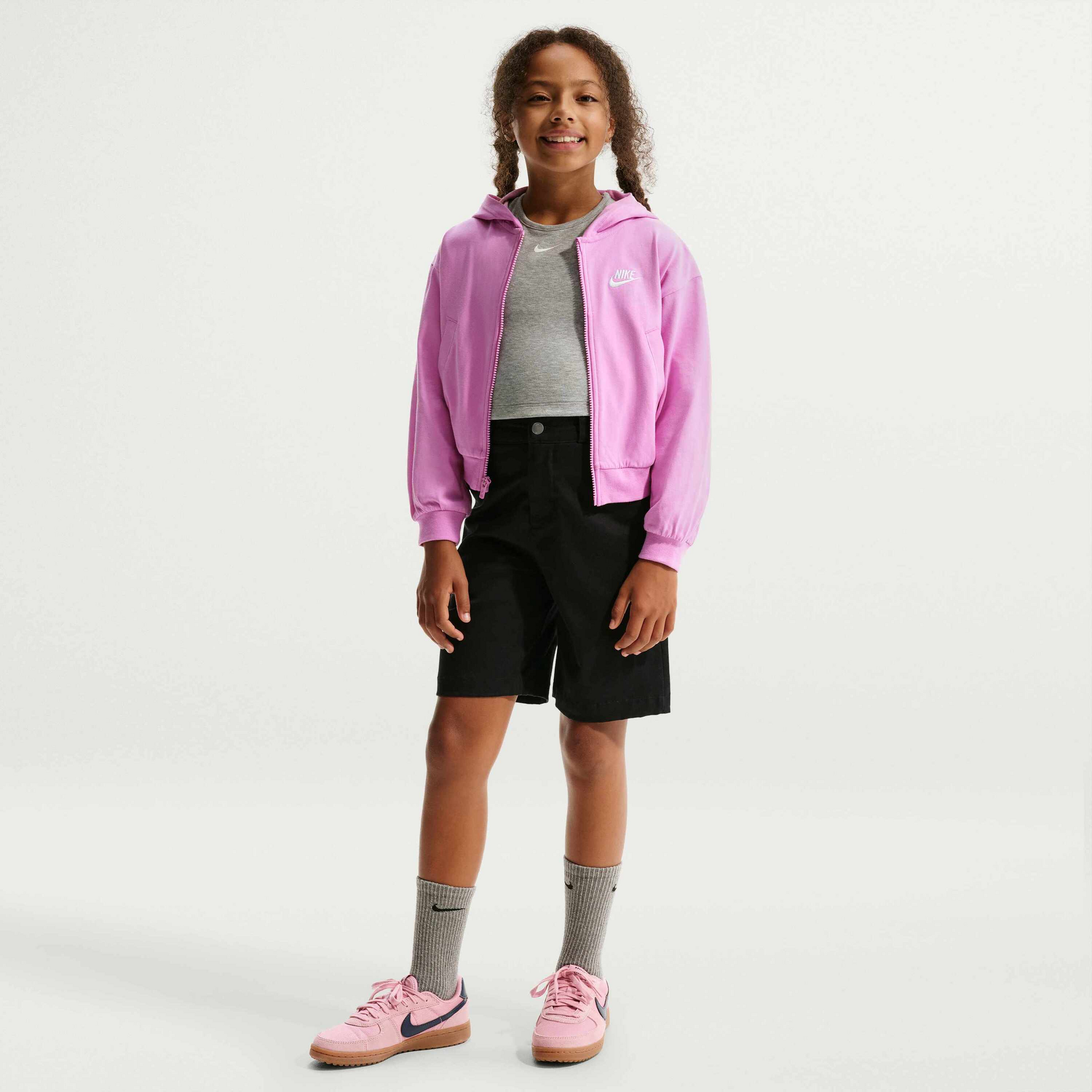 NIKE, Older Kids' (girls') Full-zip Hoodie Sportswear