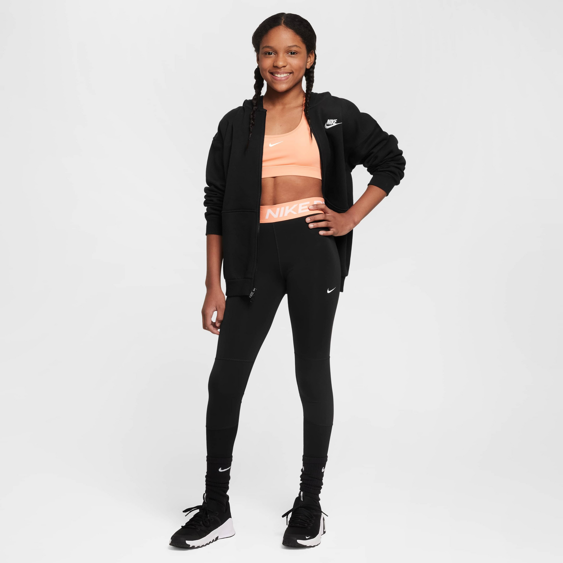 NIKE, Older Kids' (girls') Leggings Pro Dri-fit