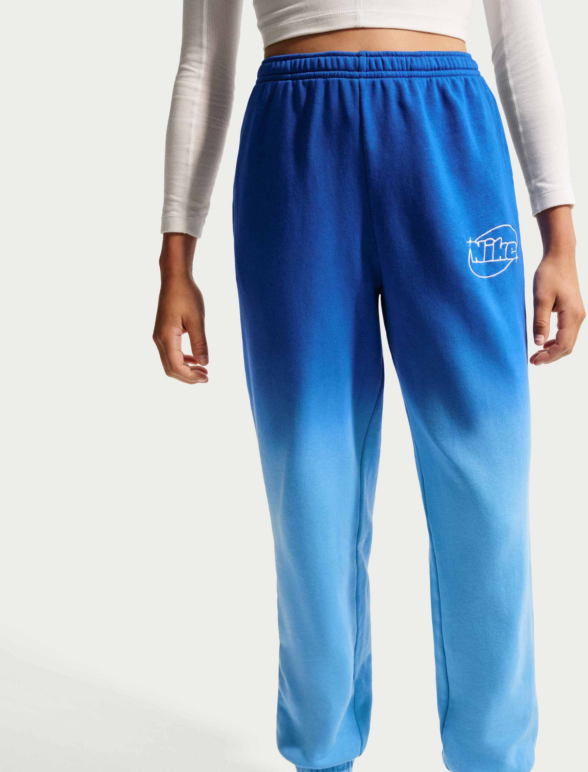 NIKE, Older Kids' (girls') Loose-trousers Sportswear Studio Fleece