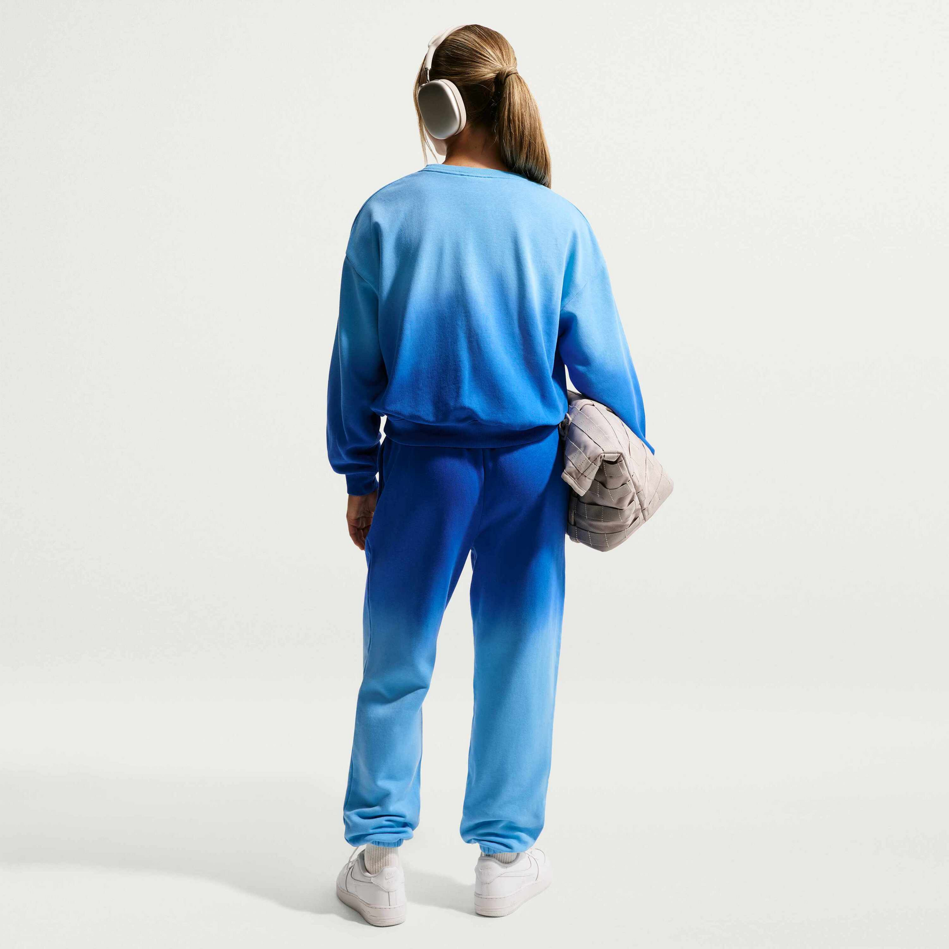 NIKE, Older Kids' (girls') Loose-trousers Sportswear Studio Fleece