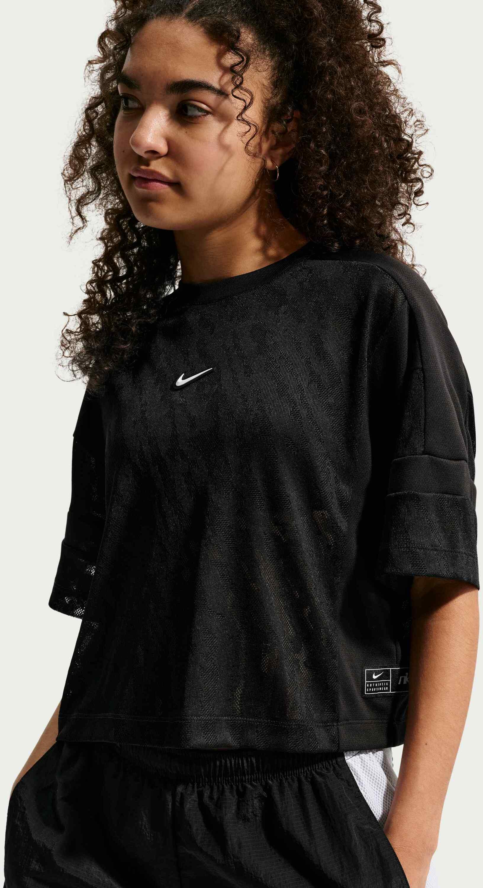 NIKE, Older Kids' (girls') Mesh Cover-up Dance Top Sportswear