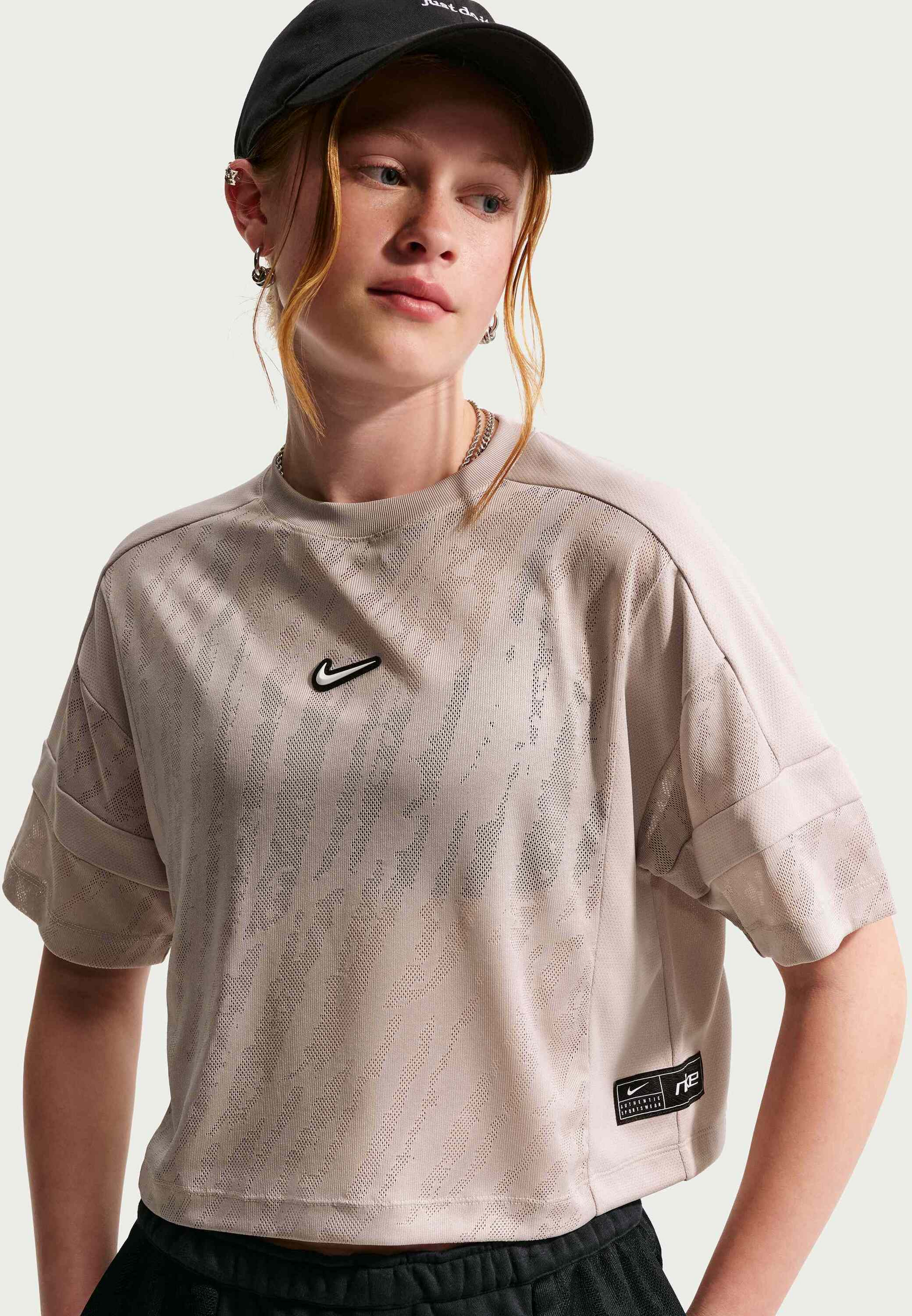 NIKE, Older Kids' (girls') Mesh Cover-up Dance Top Sportswear