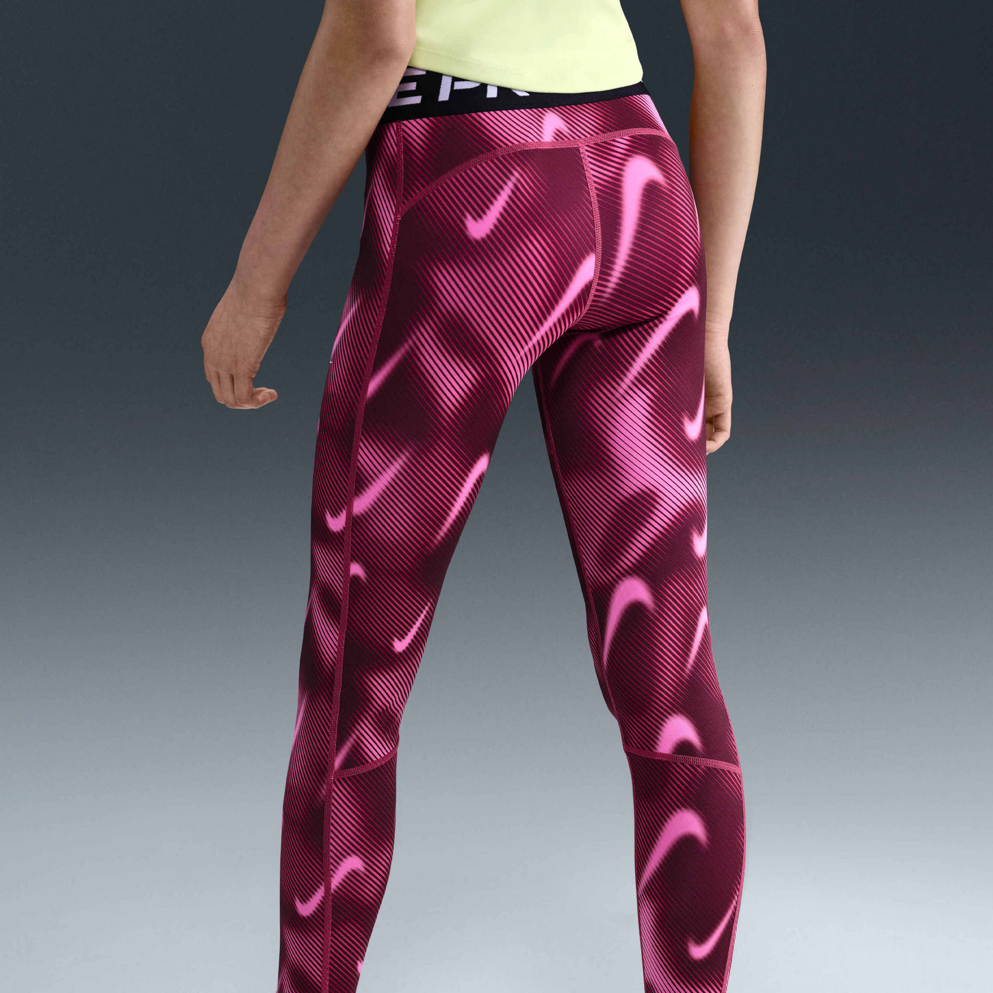 NIKE, Older Kids' (girls') Mid-rise Leggings Pro