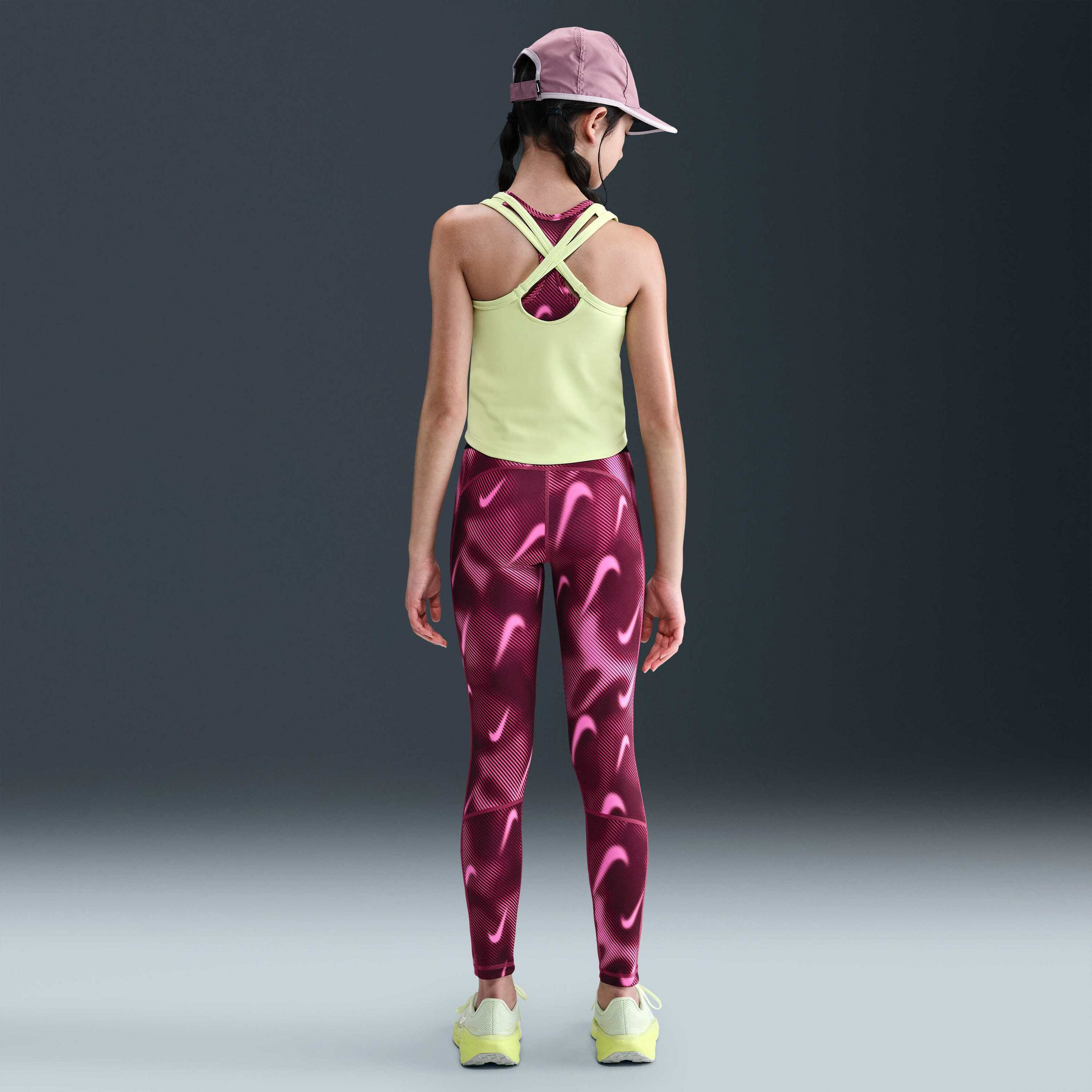 NIKE, Older Kids' (girls') Mid-rise Leggings Pro