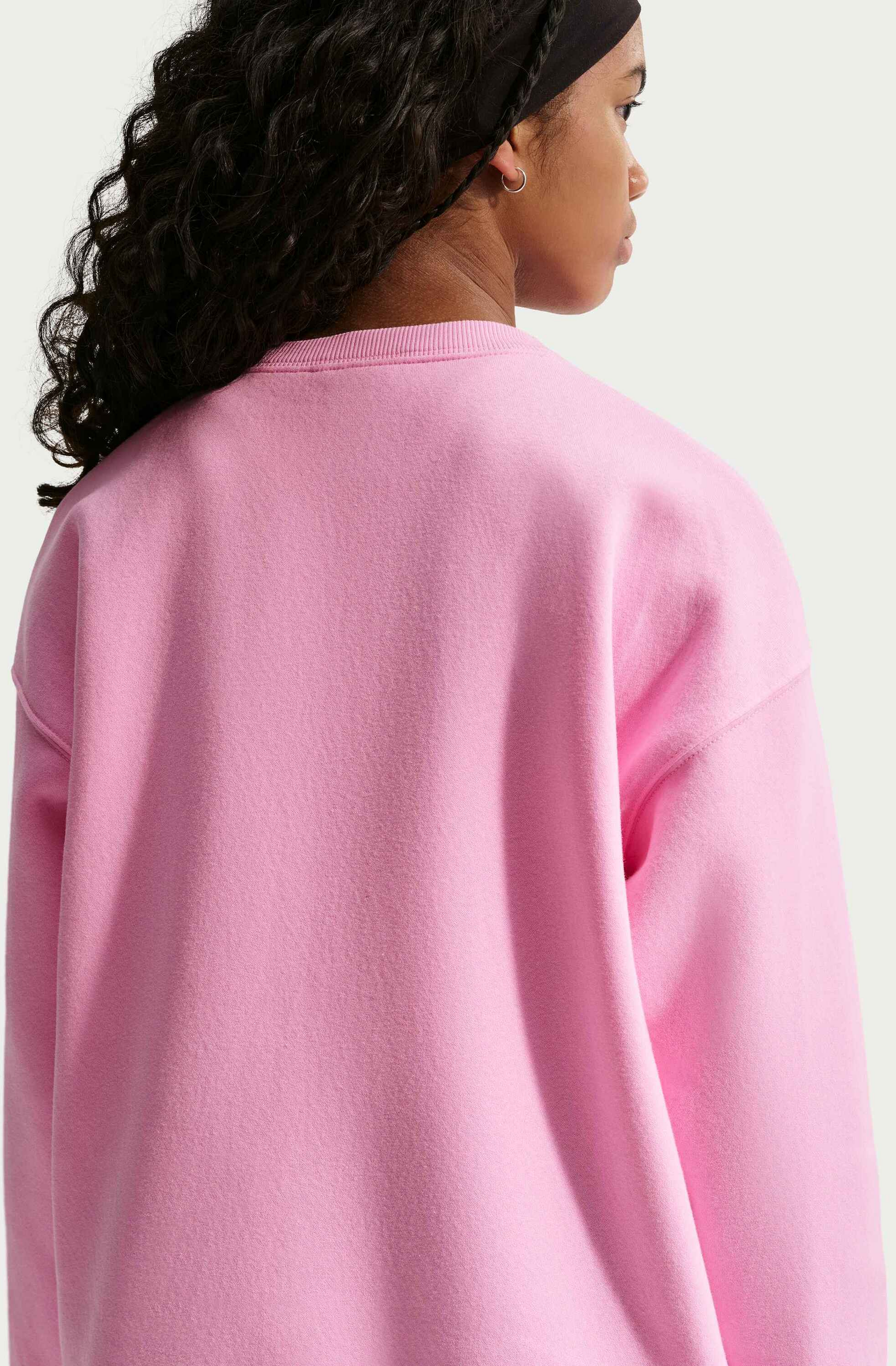 NIKE, Older Kids' (girls') Oversized Crew-neck Sweatshirt Sportswear Studio