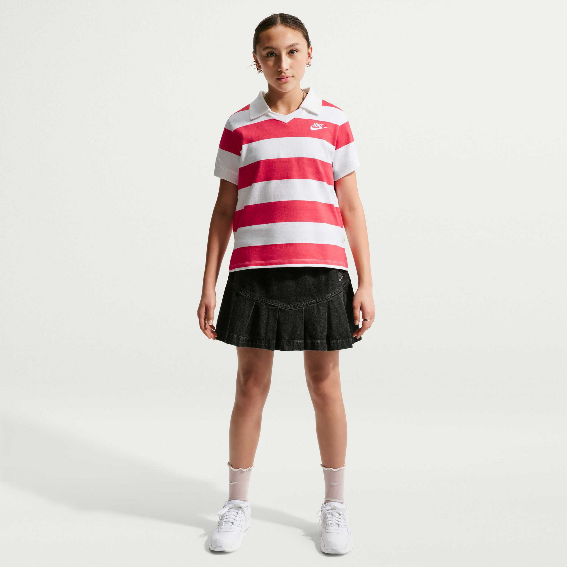 NIKE, Older Kids' (girls') Short-sleeve Polo Top Sportswear