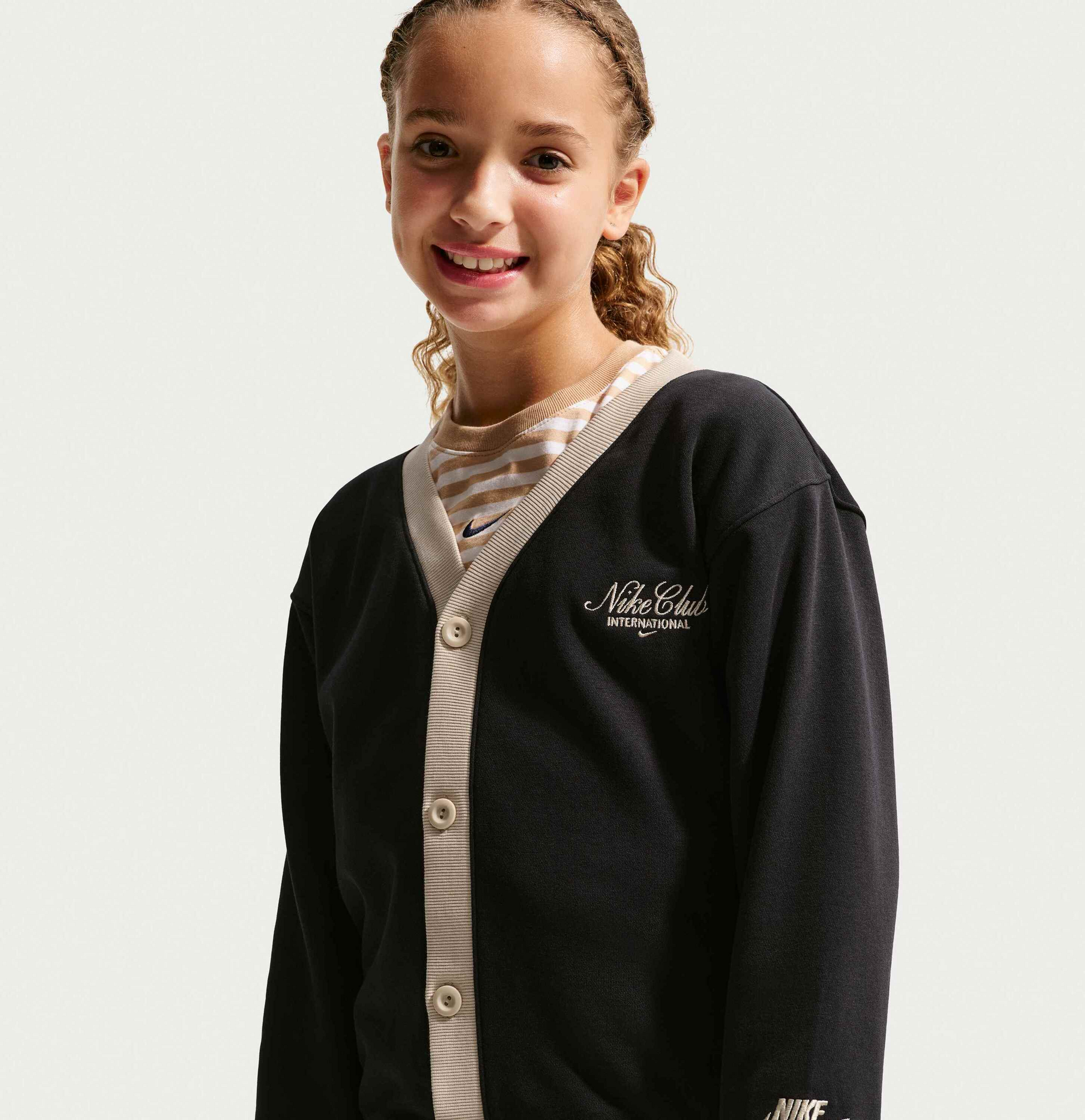 NIKE, Older Kids' Cardigan Sportswear Club