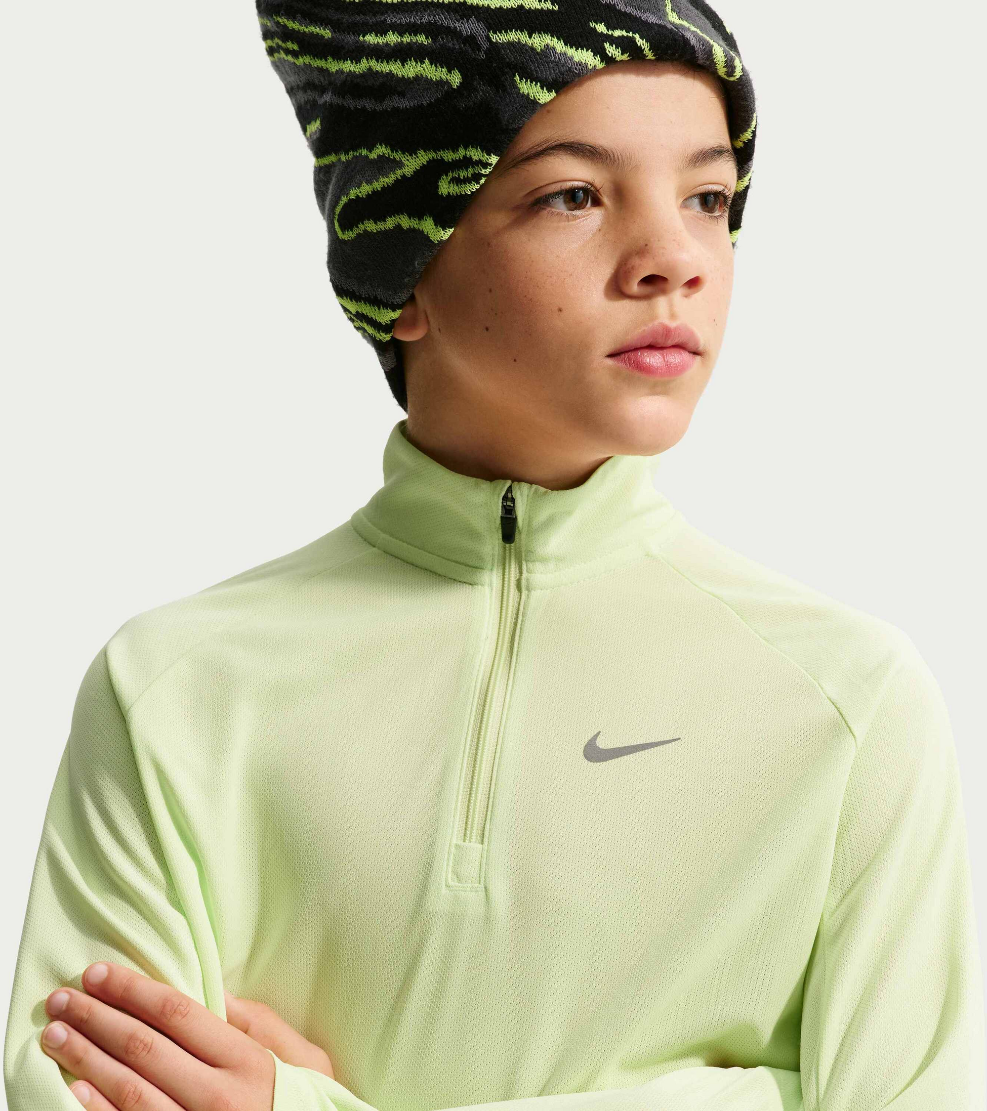 NIKE, Older Kids' Dri-fit 1/2-zip Top Miler