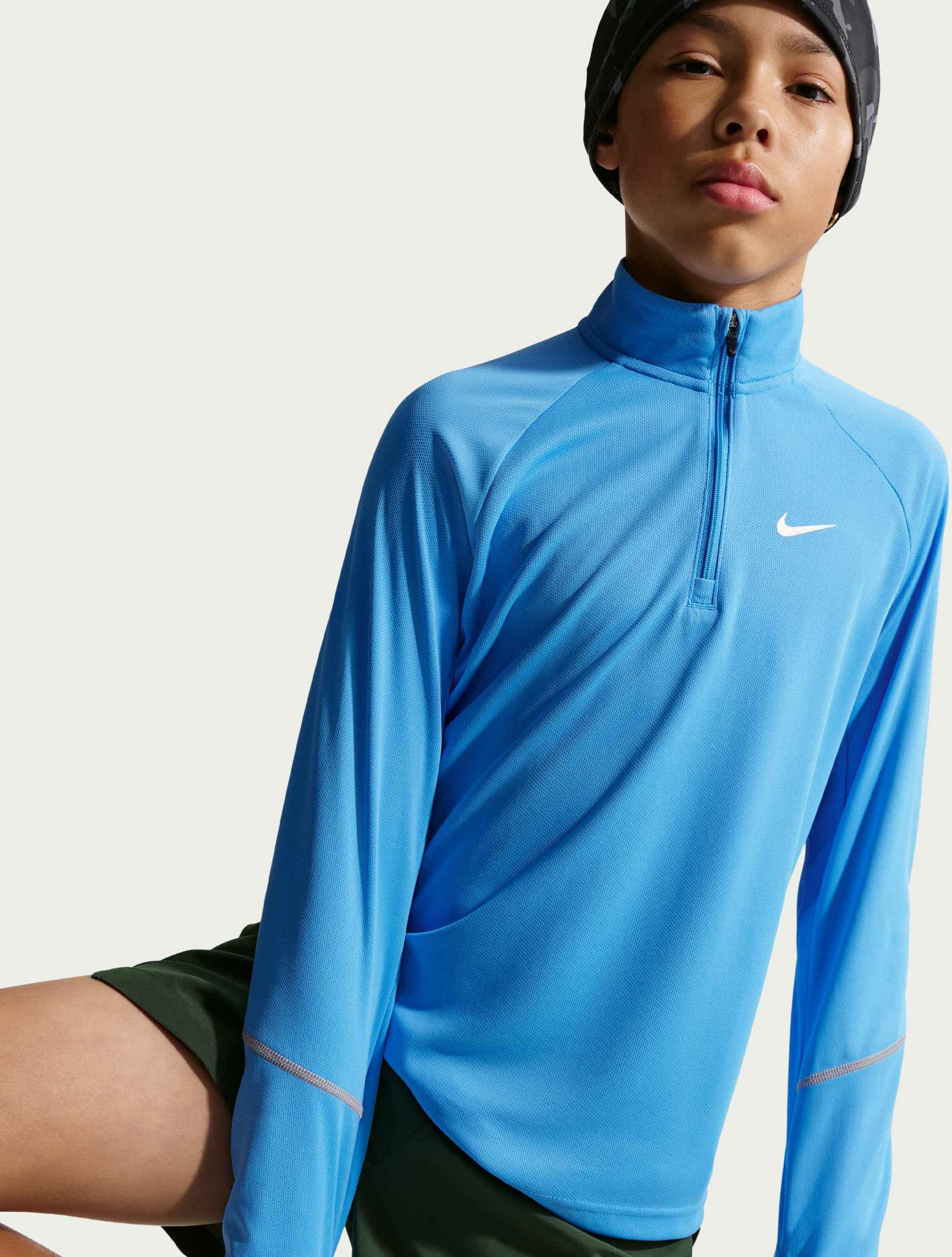 NIKE, Older Kids' Dri-fit 1/2-zip Top Miler