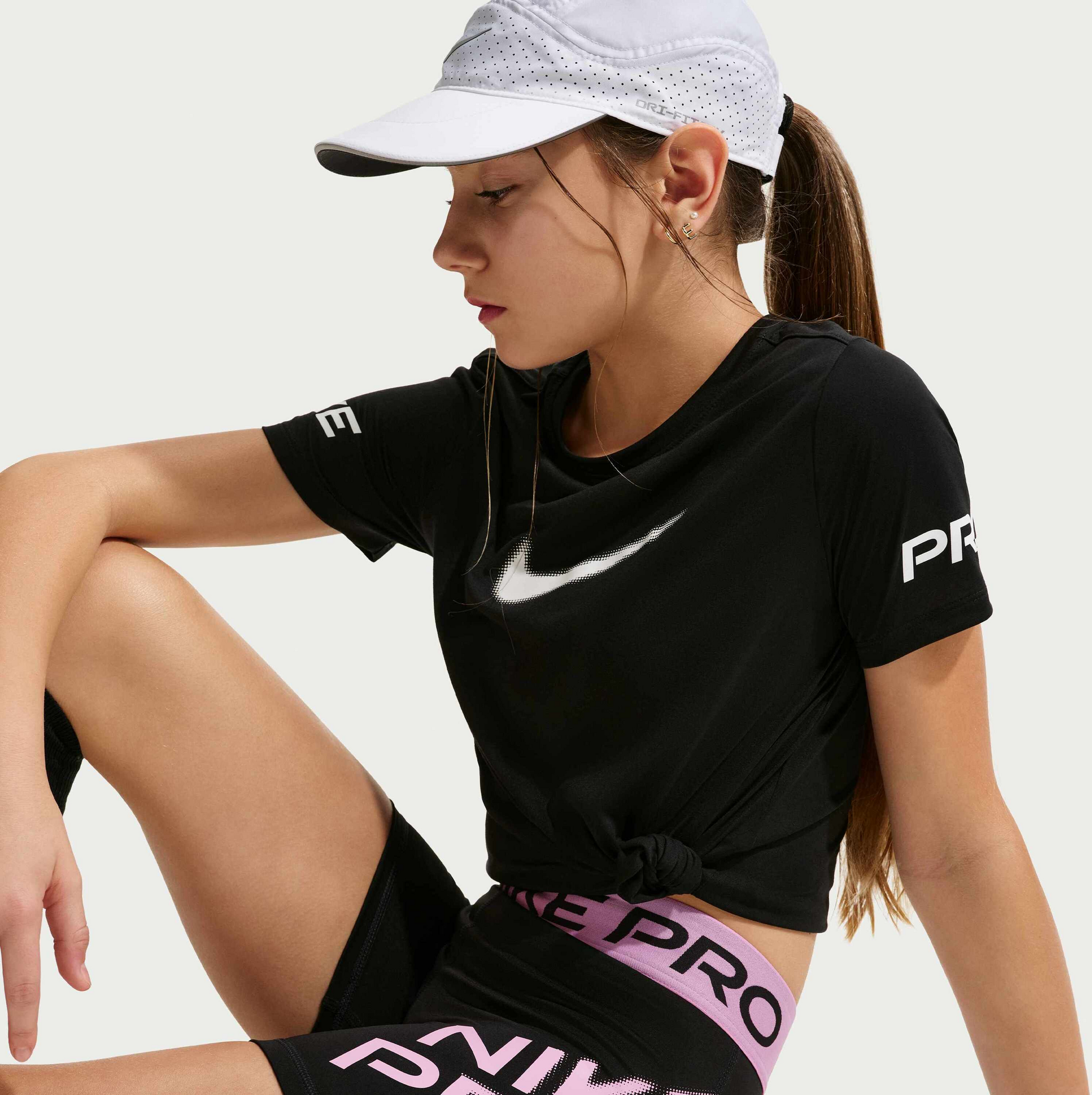 NIKE, Older Kids' Dri-fit 7.5cm (approx.) Shorts Pro