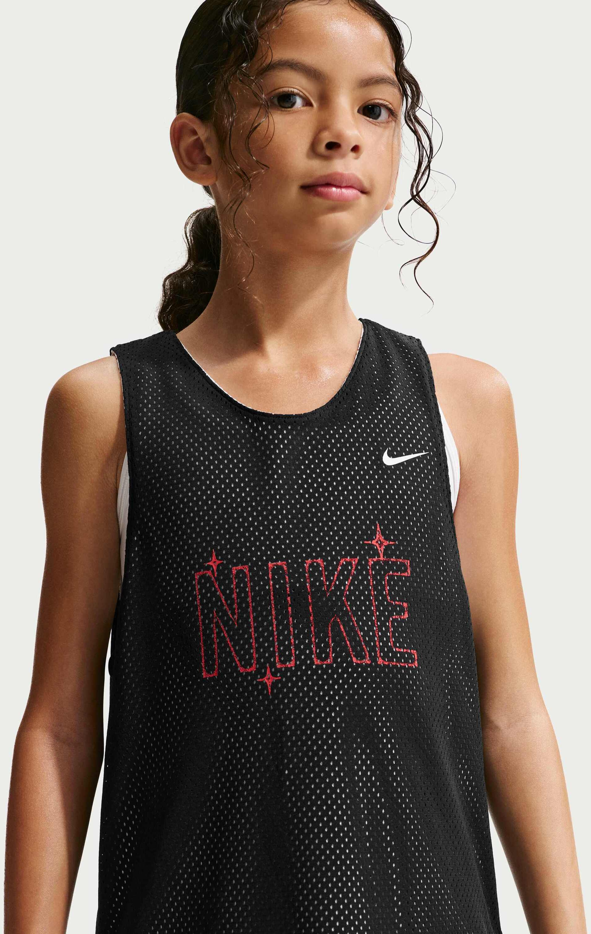 NIKE, Older Kids' Dri-fit Basketball Jersey Sportswear