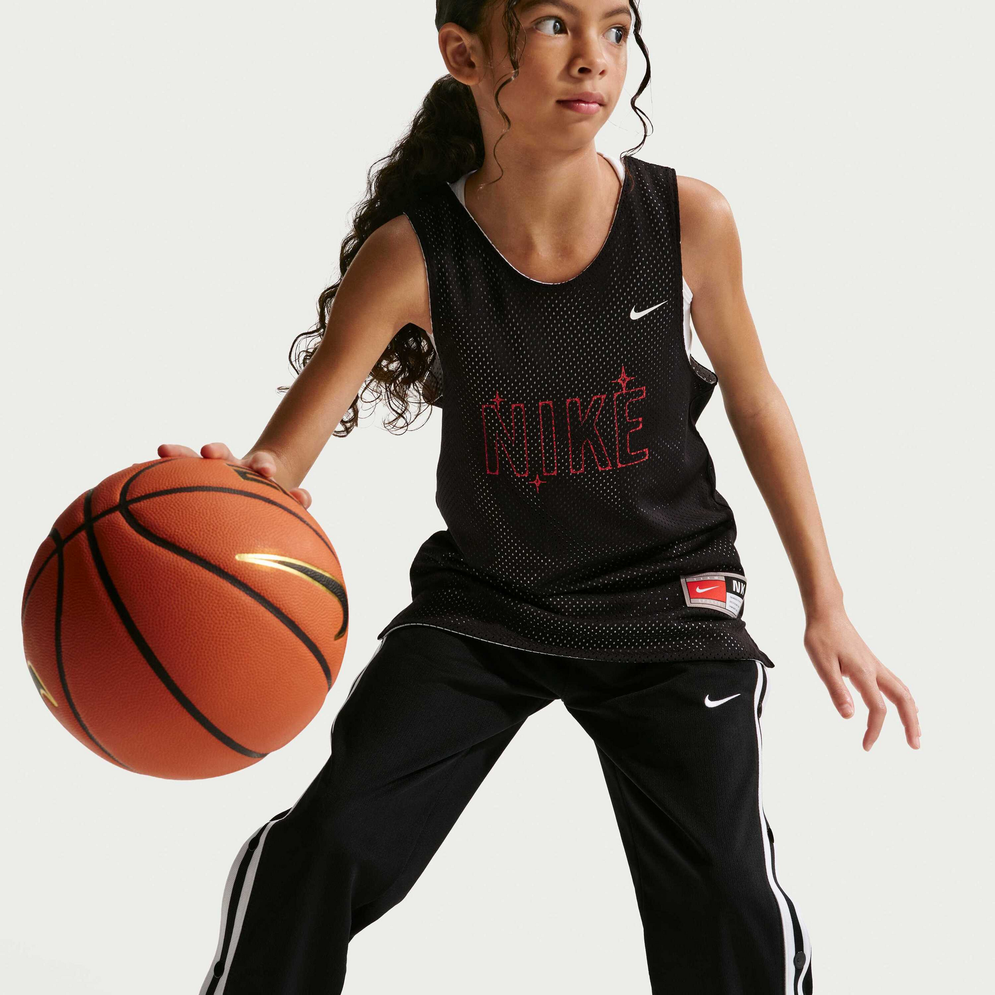 NIKE, Older Kids' Dri-fit Basketball Jersey Sportswear