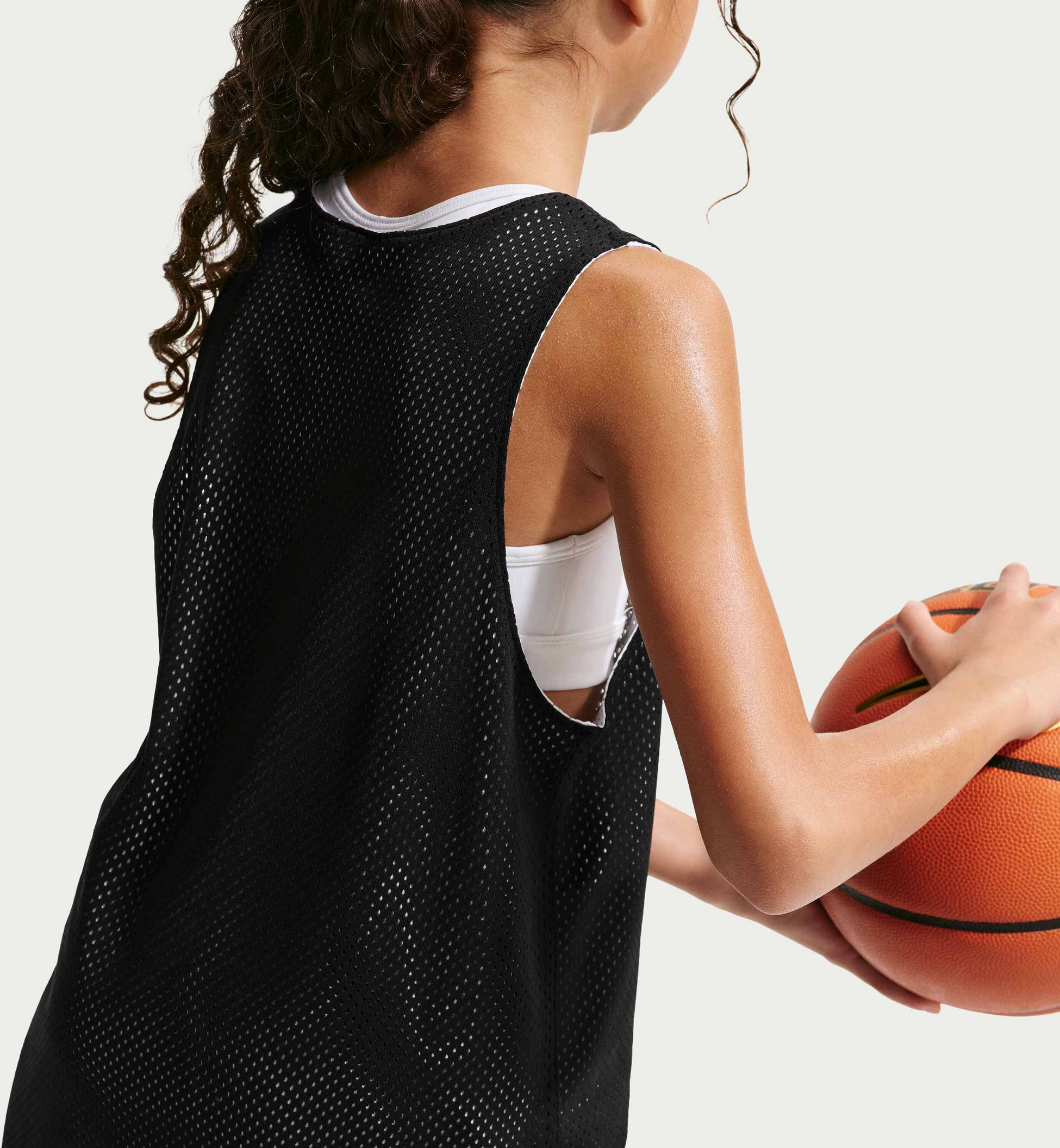 NIKE, Older Kids' Dri-fit Basketball Jersey Sportswear