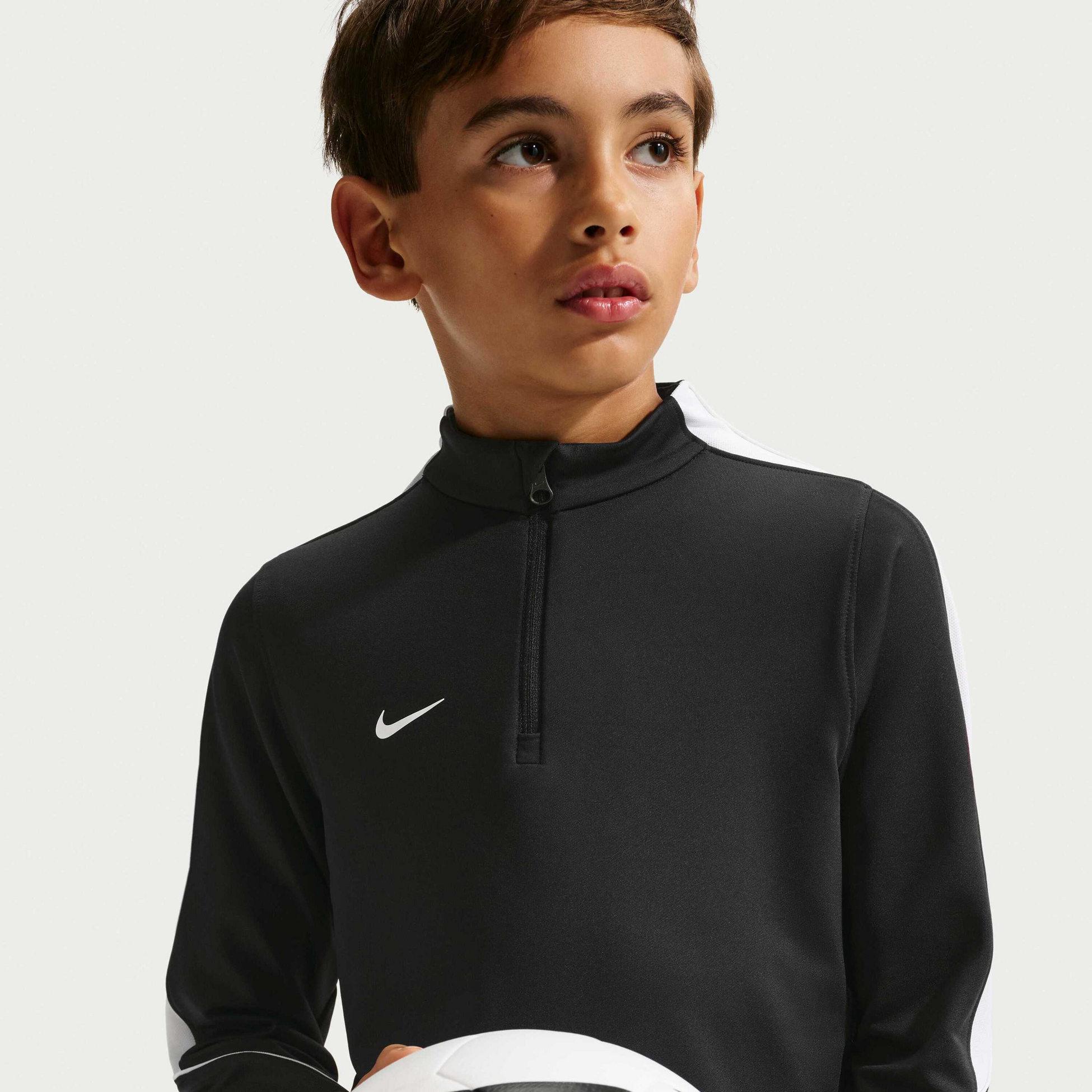 NIKE, Older Kids' Dri-fit Football Knit Drill Top Strike
