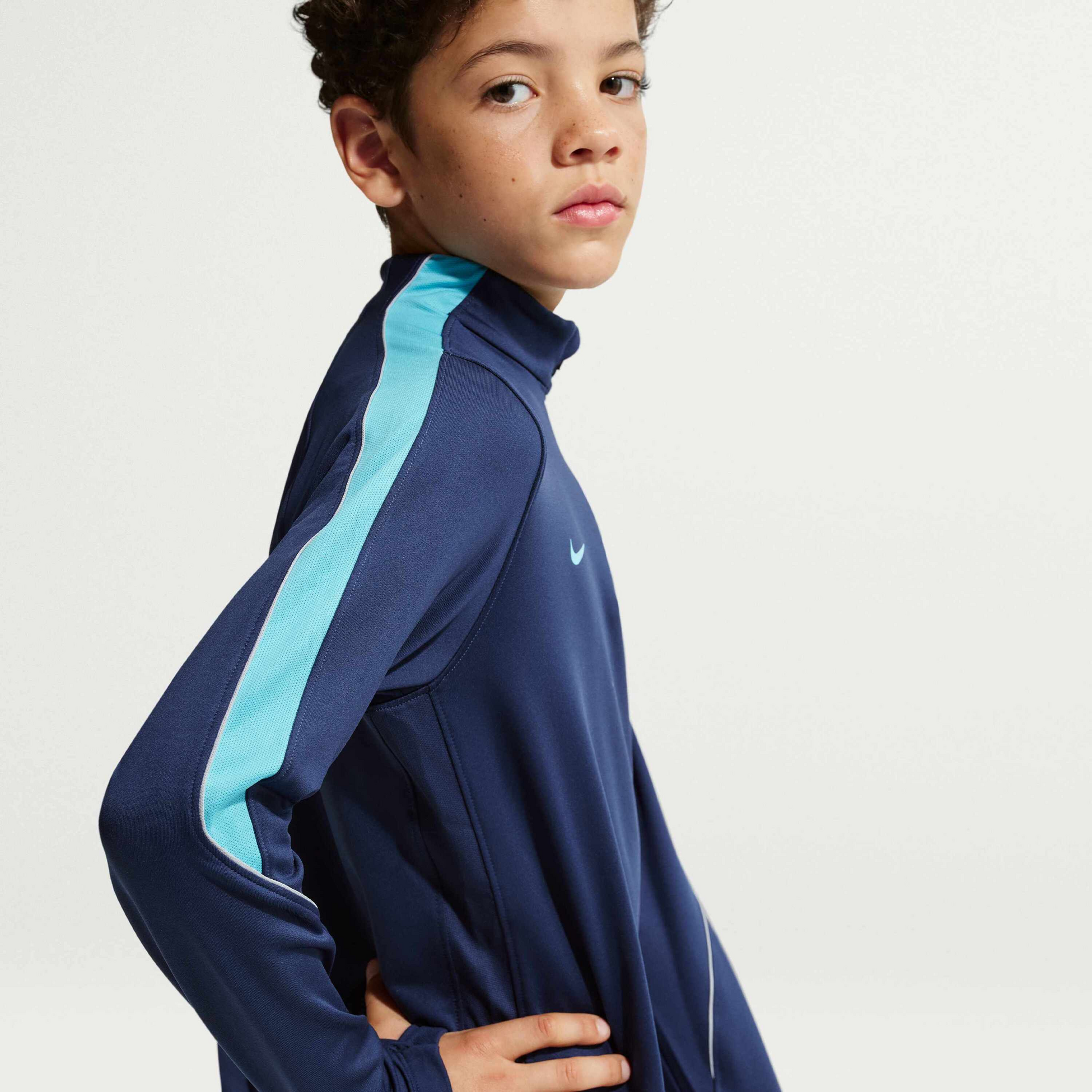 NIKE, Older Kids' Dri-fit Football Knit Drill Top Strike