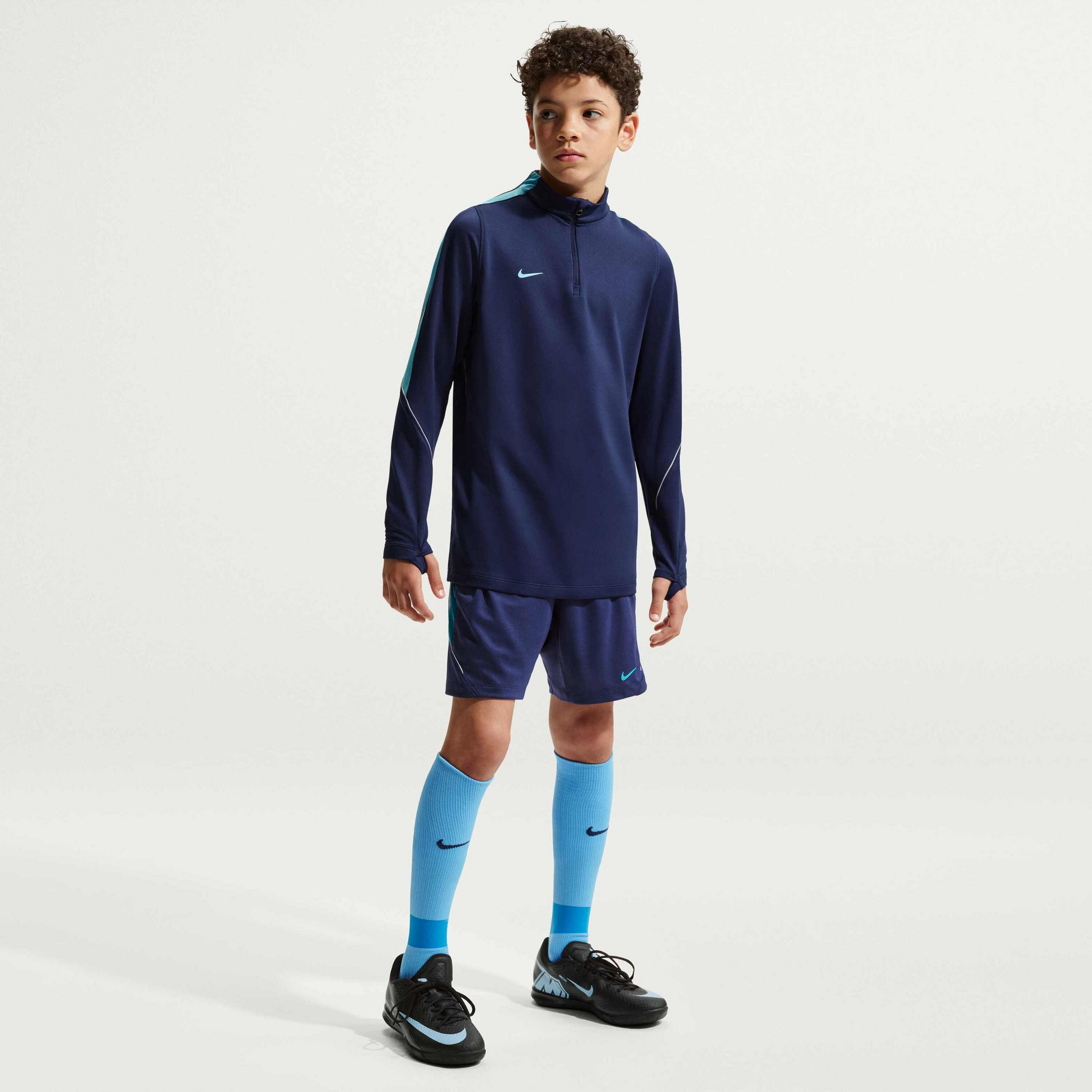 NIKE, Older Kids' Dri-fit Football Knit Drill Top Strike