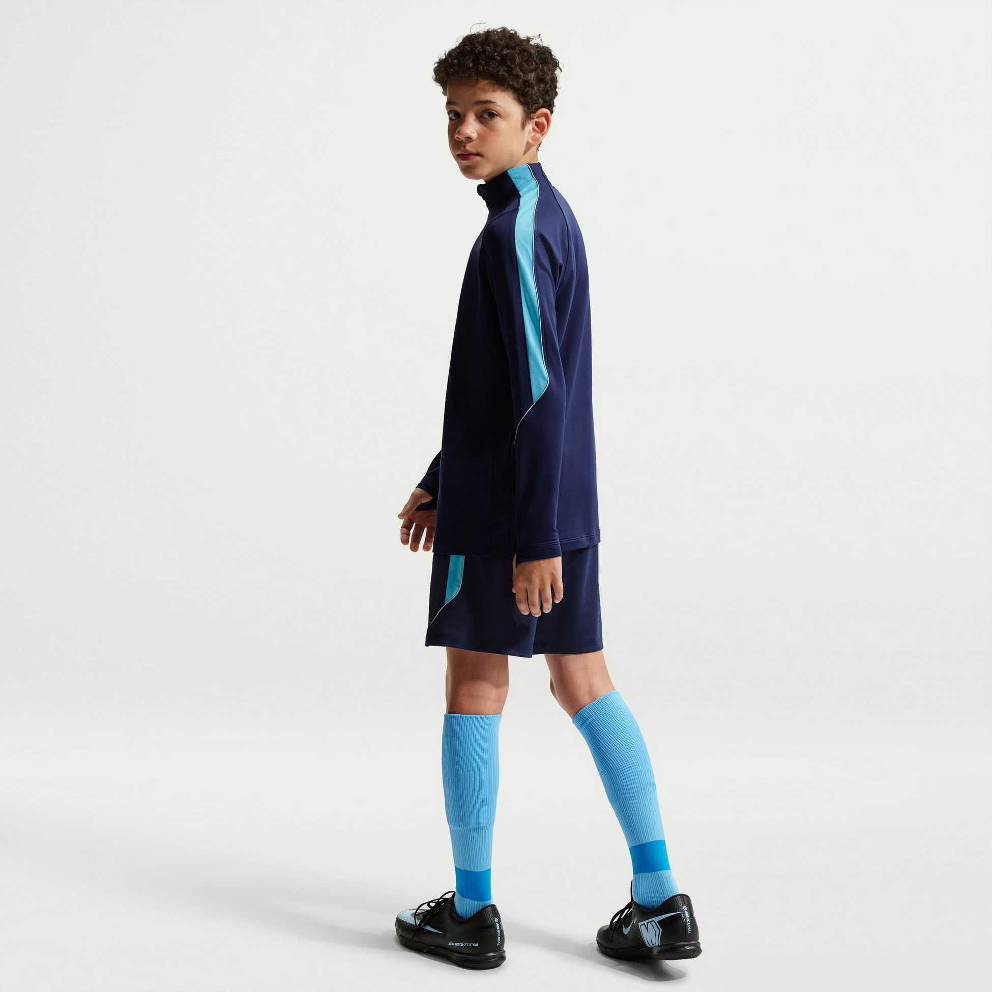 NIKE, Older Kids' Dri-fit Football Knit Drill Top Strike
