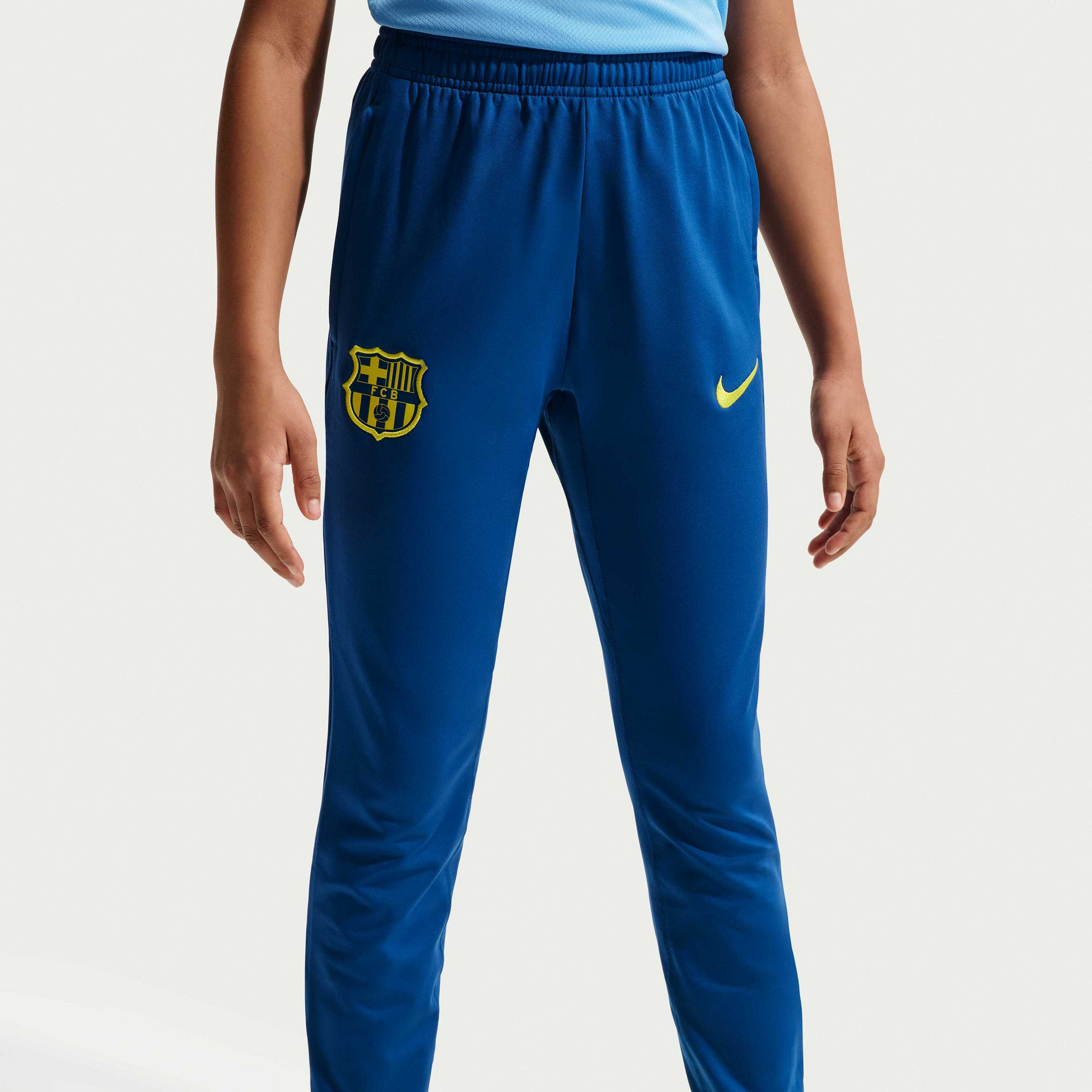 NIKE, Older Kids' Dri-fit Football Knit Pants F.c. Barcelona Strike Fourth