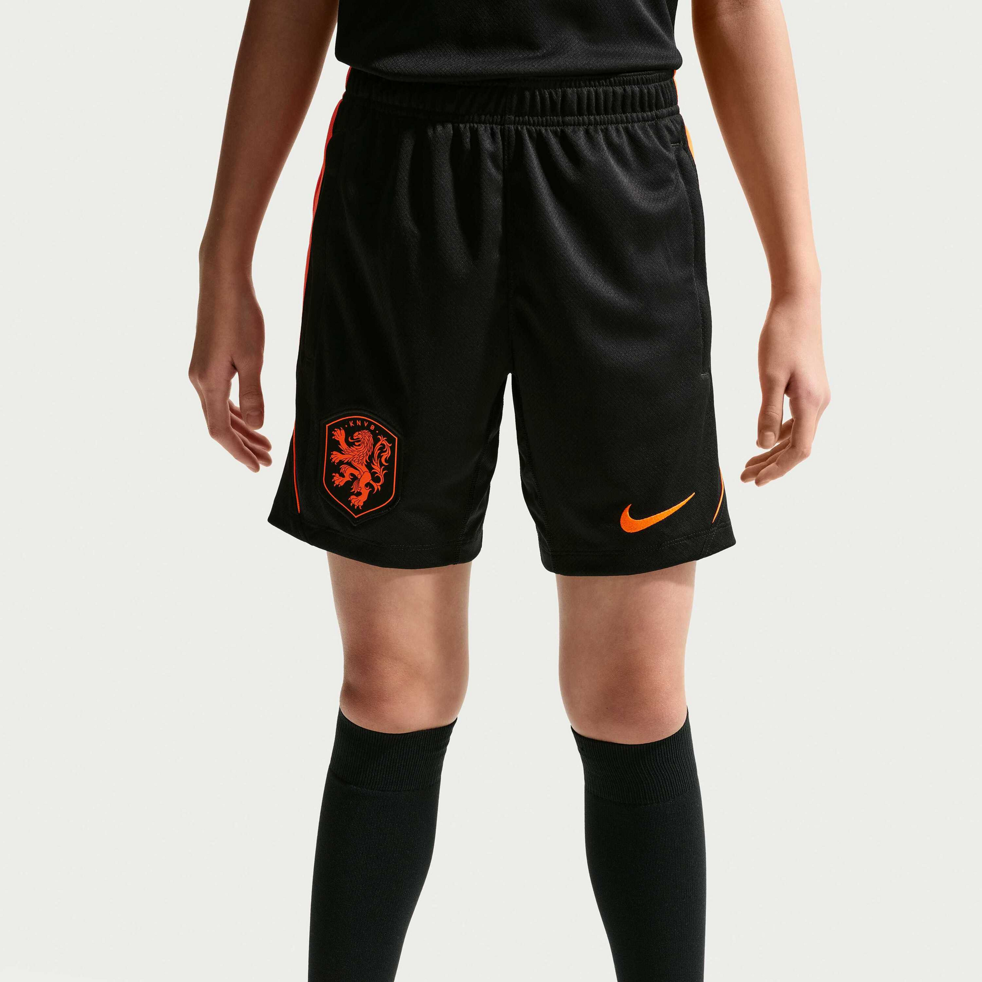 NIKE, Older Kids' Dri-fit Football Knit Shorts Netherlands Strike
