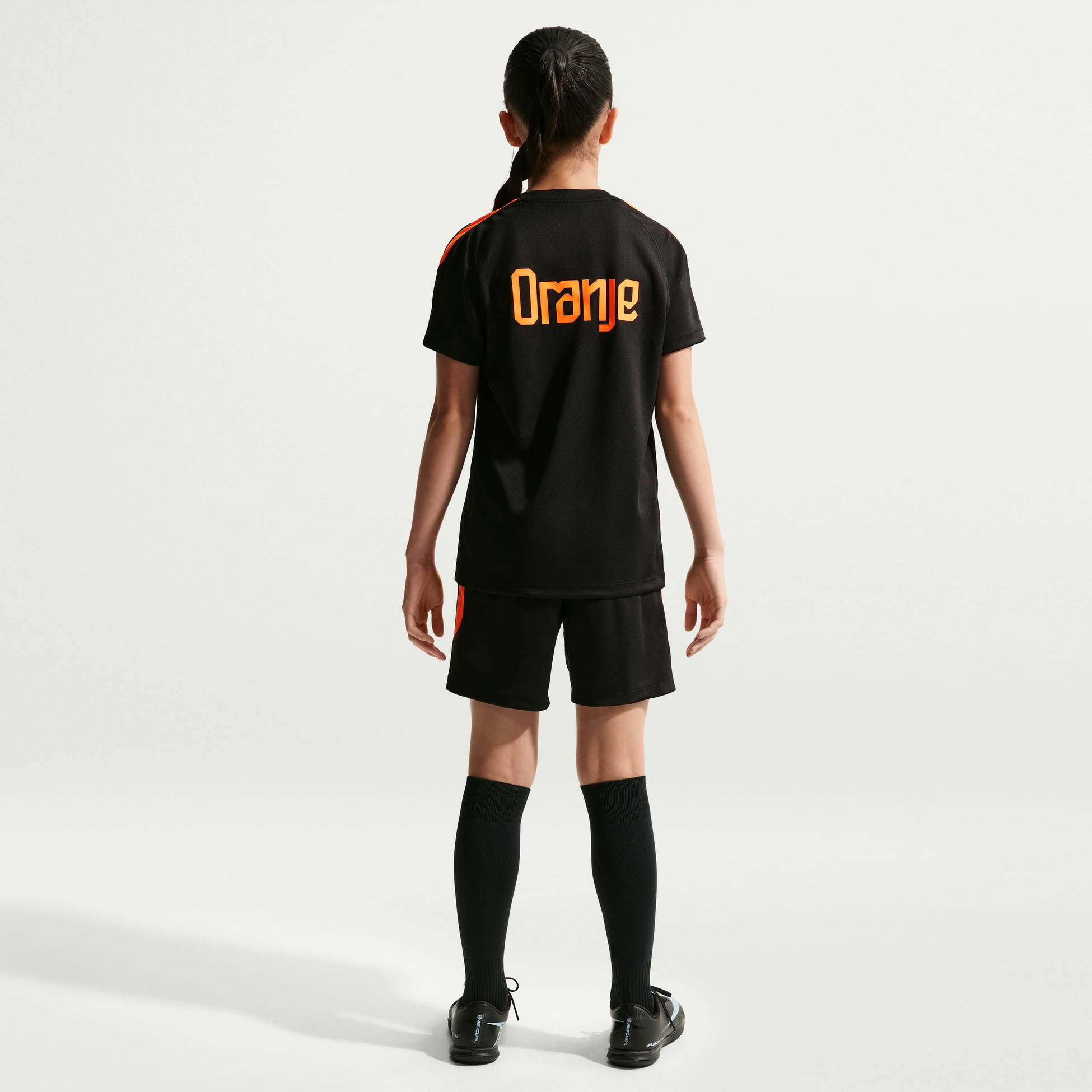 NIKE, Older Kids' Dri-fit Football Knit Shorts Netherlands Strike