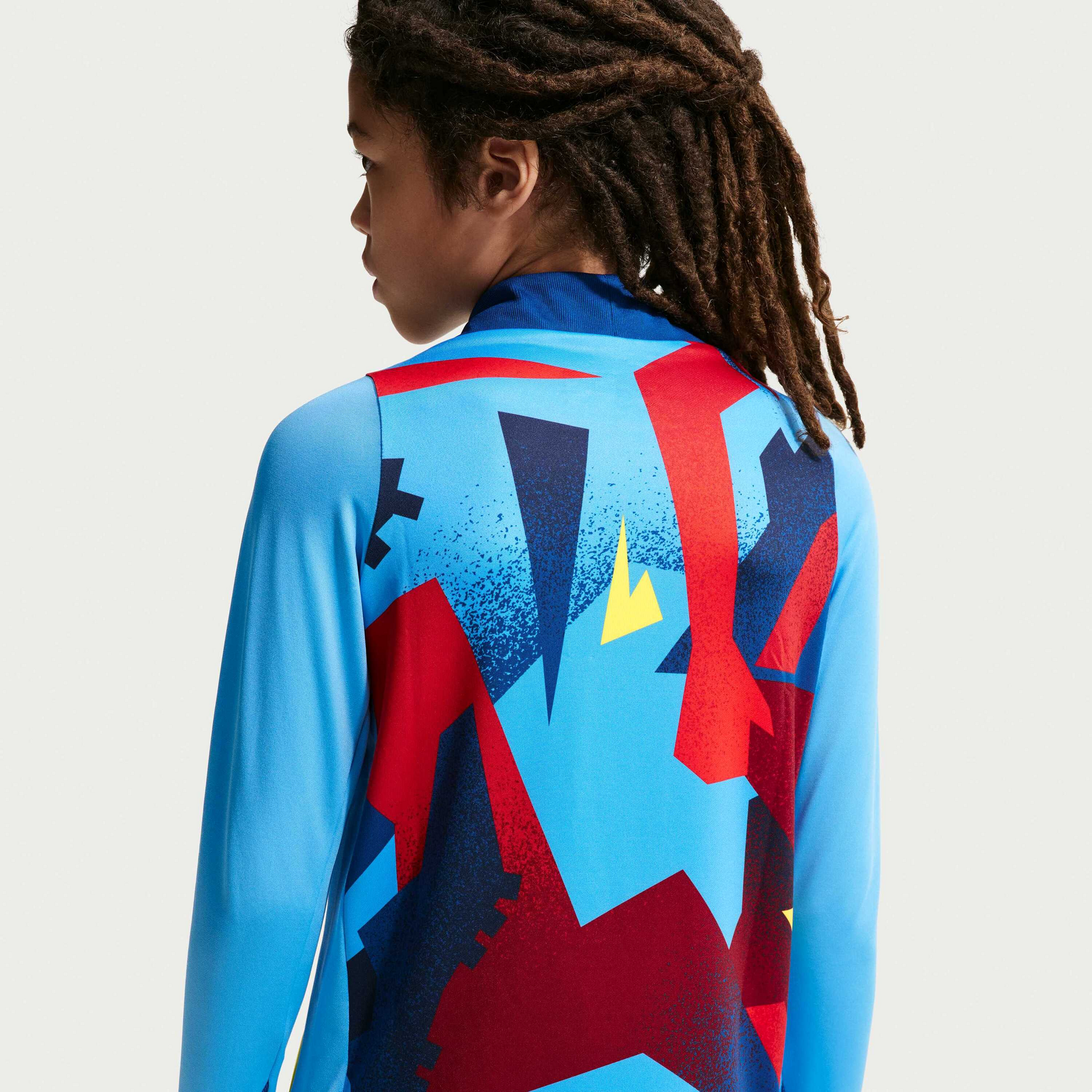 NIKE, Older Kids' Dri-fit Football Pre-match Drill Top F.c. Barcelona Strike Fourth