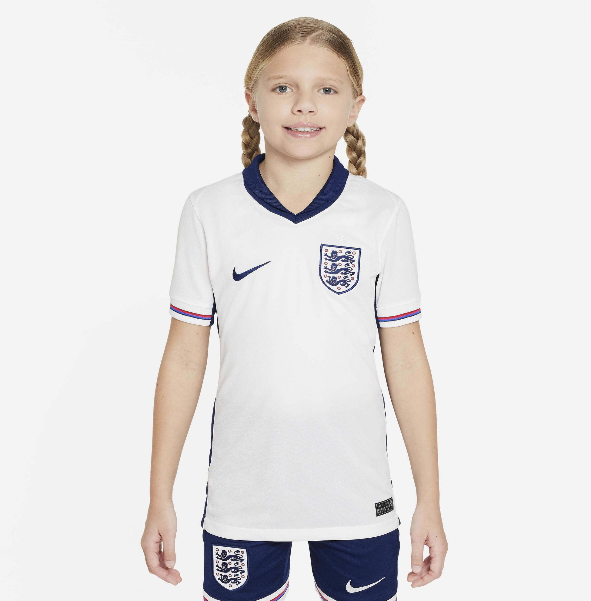 NIKE, Older Kids' Dri-fit Football Replica Shirt England (men's Team) 2024/25 Stadium Home