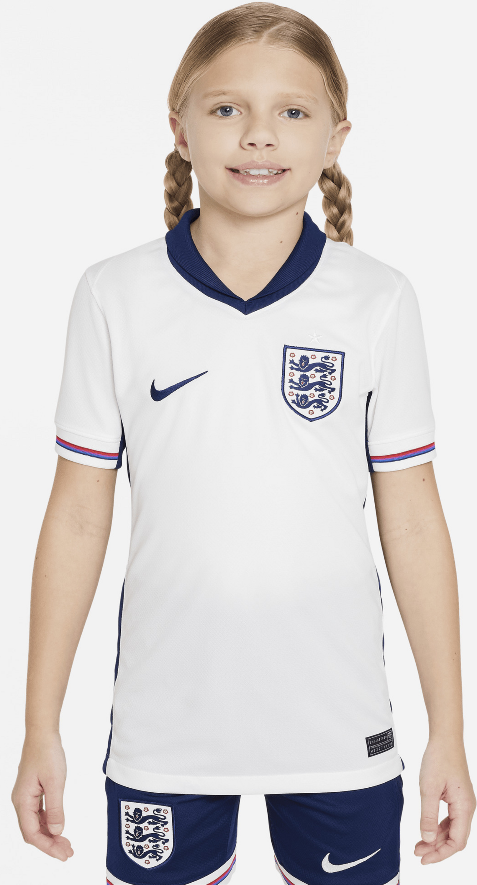 NIKE, Older Kids' Dri-fit Football Replica Shirt England (men's Team) 2024/25 Stadium Home