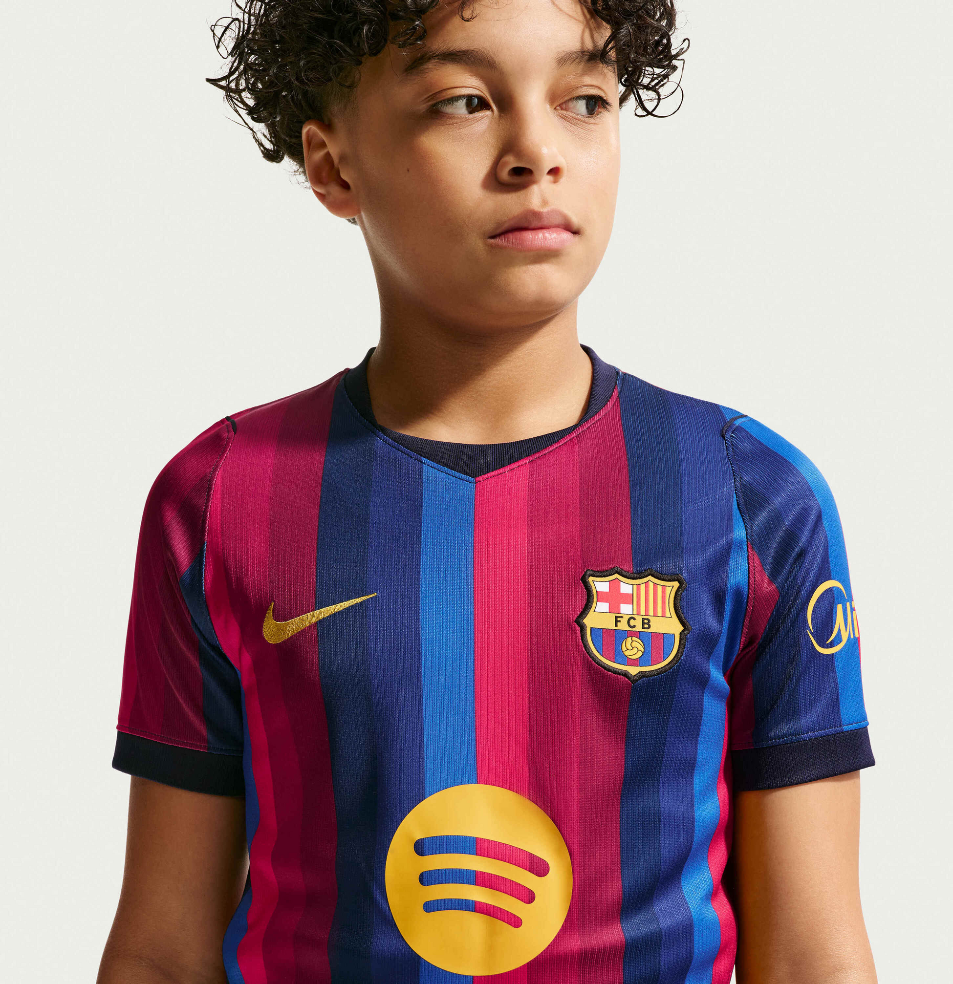 NIKE, Older Kids' Dri-fit Football Replica Shirt F.c. Barcelona 2026/27 Stadium Home