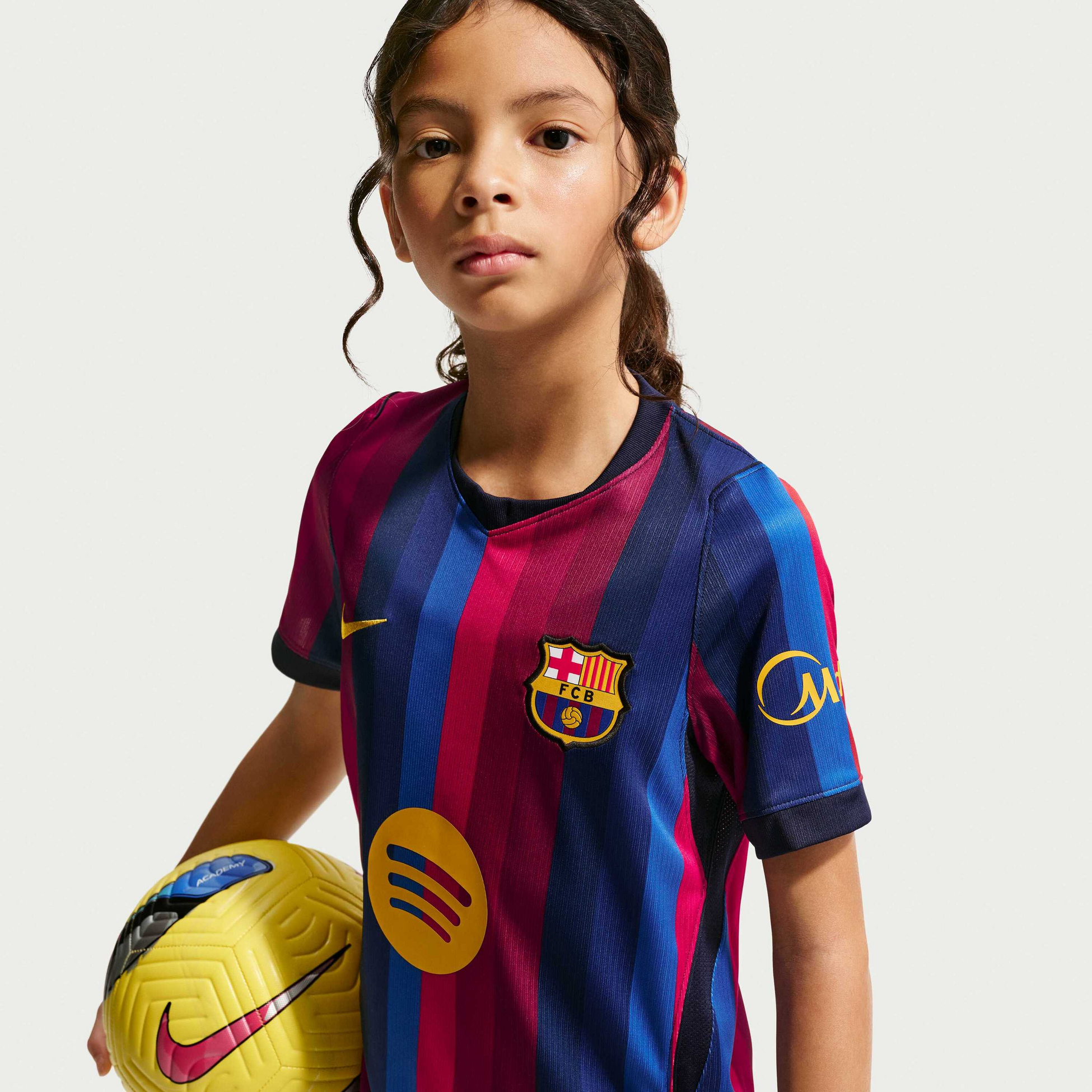 NIKE, Older Kids' Dri-fit Football Replica Shirt F.c. Barcelona 2026/27 Stadium Home