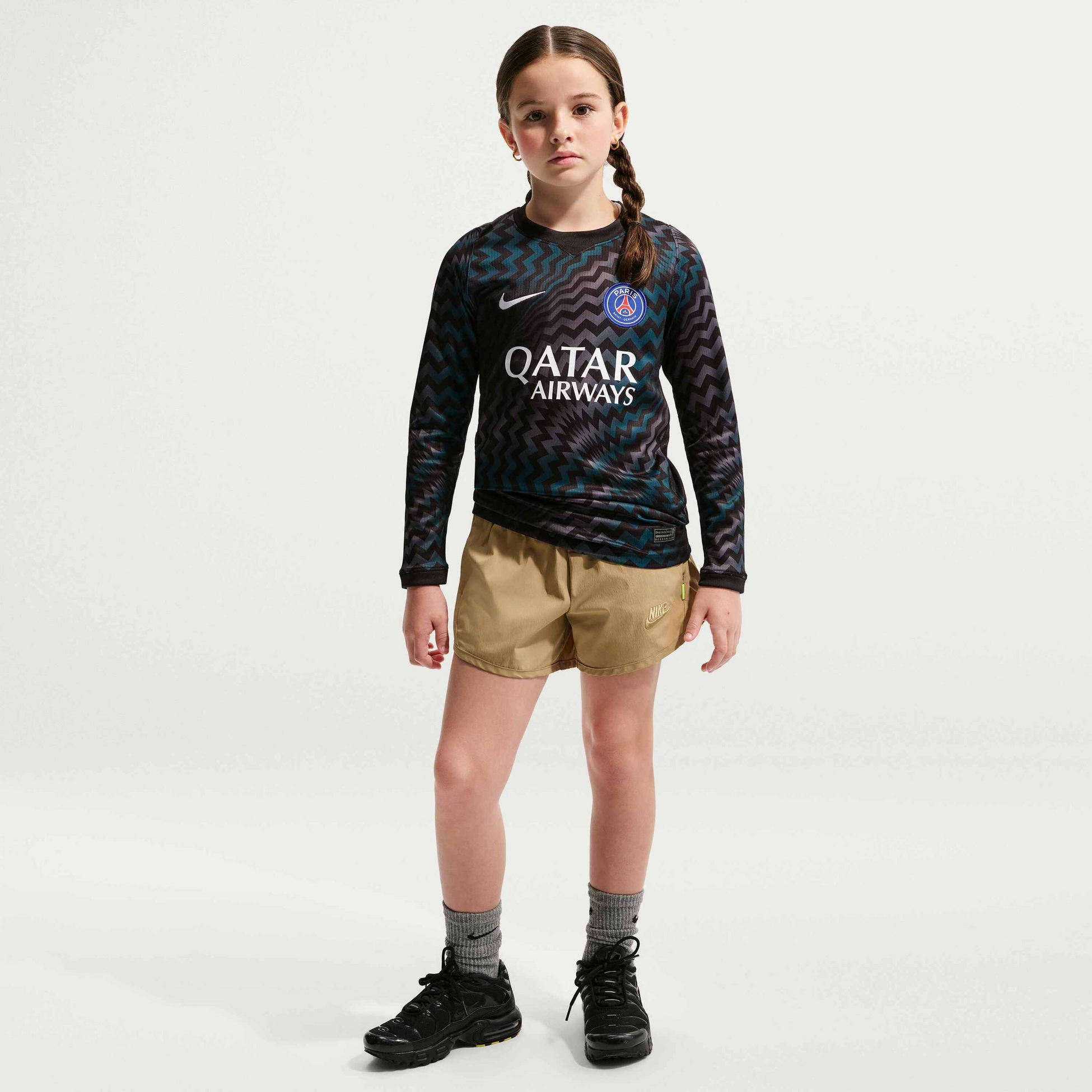 NIKE, Older Kids' Dri-fit Football Replica Shirt Paris Saint-germain 2026/27 Stadium Goalkeeper