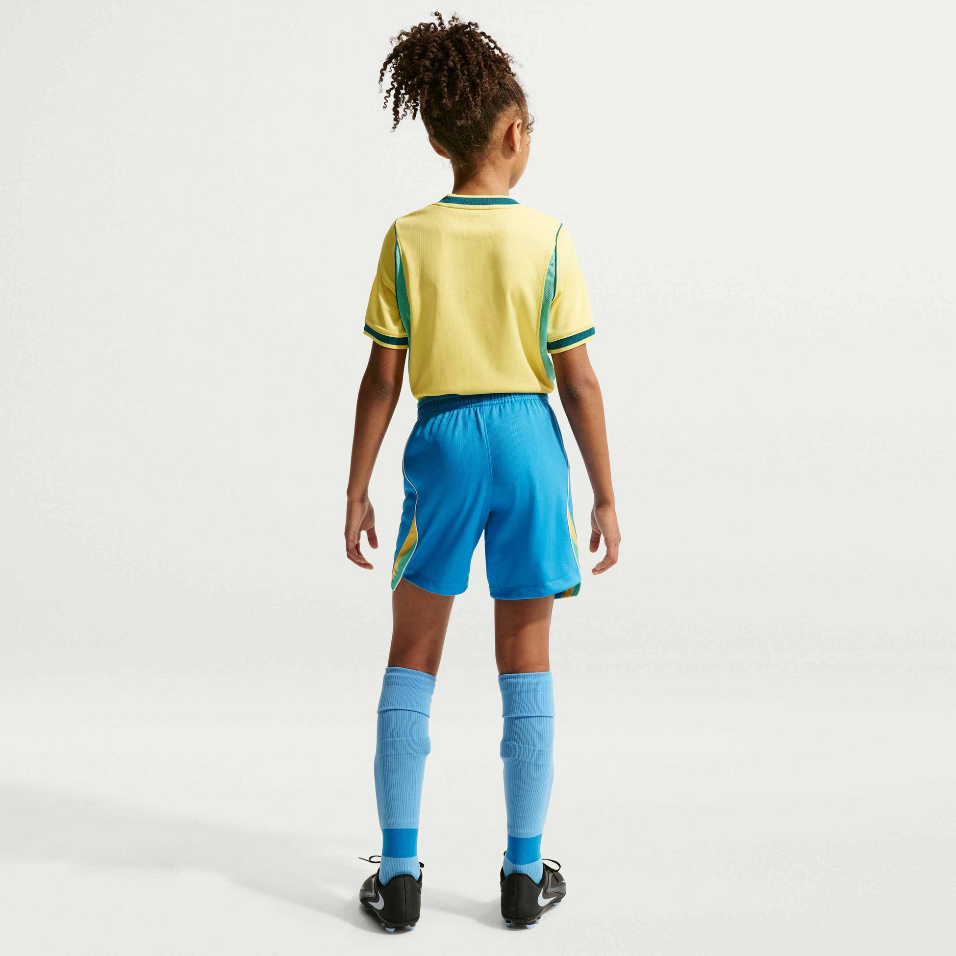 NIKE, Older Kids' Dri-fit Football Replica Shorts Brazil 2026 Stadium Home