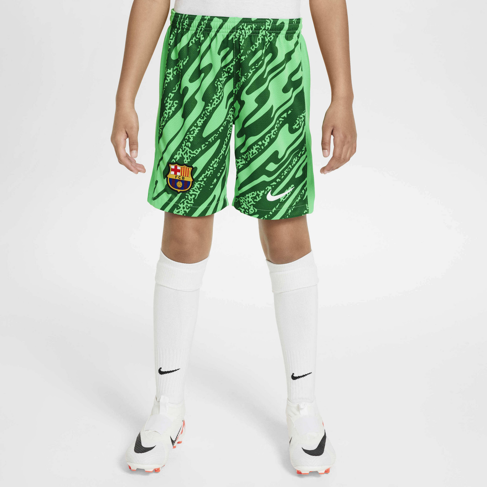 NIKE, Older Kids' Dri-fit Football Replica Shorts F.c. Barcelona 2024/25 Stadium Goalkeeper