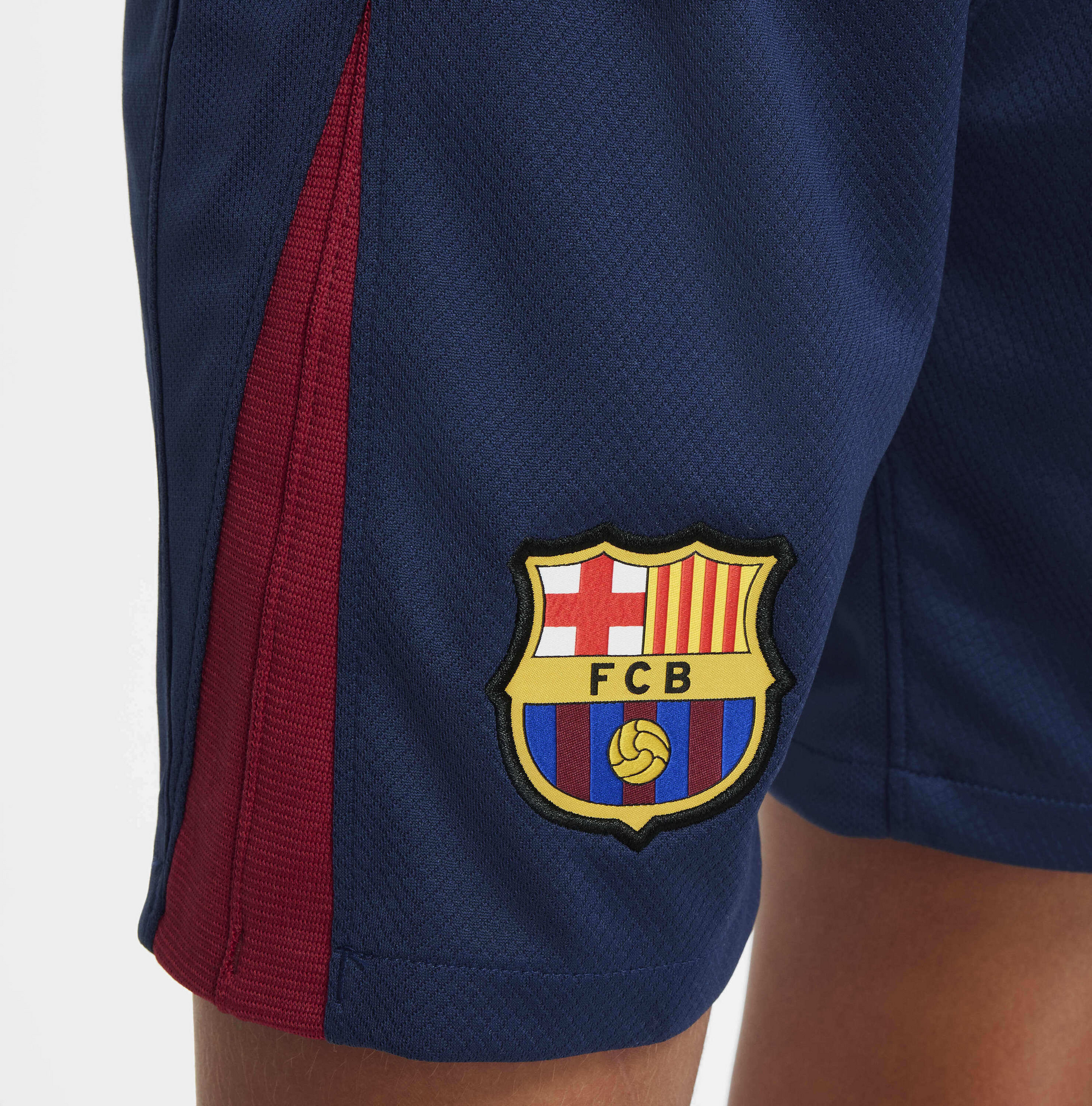 NIKE, Older Kids' Dri-fit Football Replica Shorts F.c. Barcelona 2024/25 Stadium Home