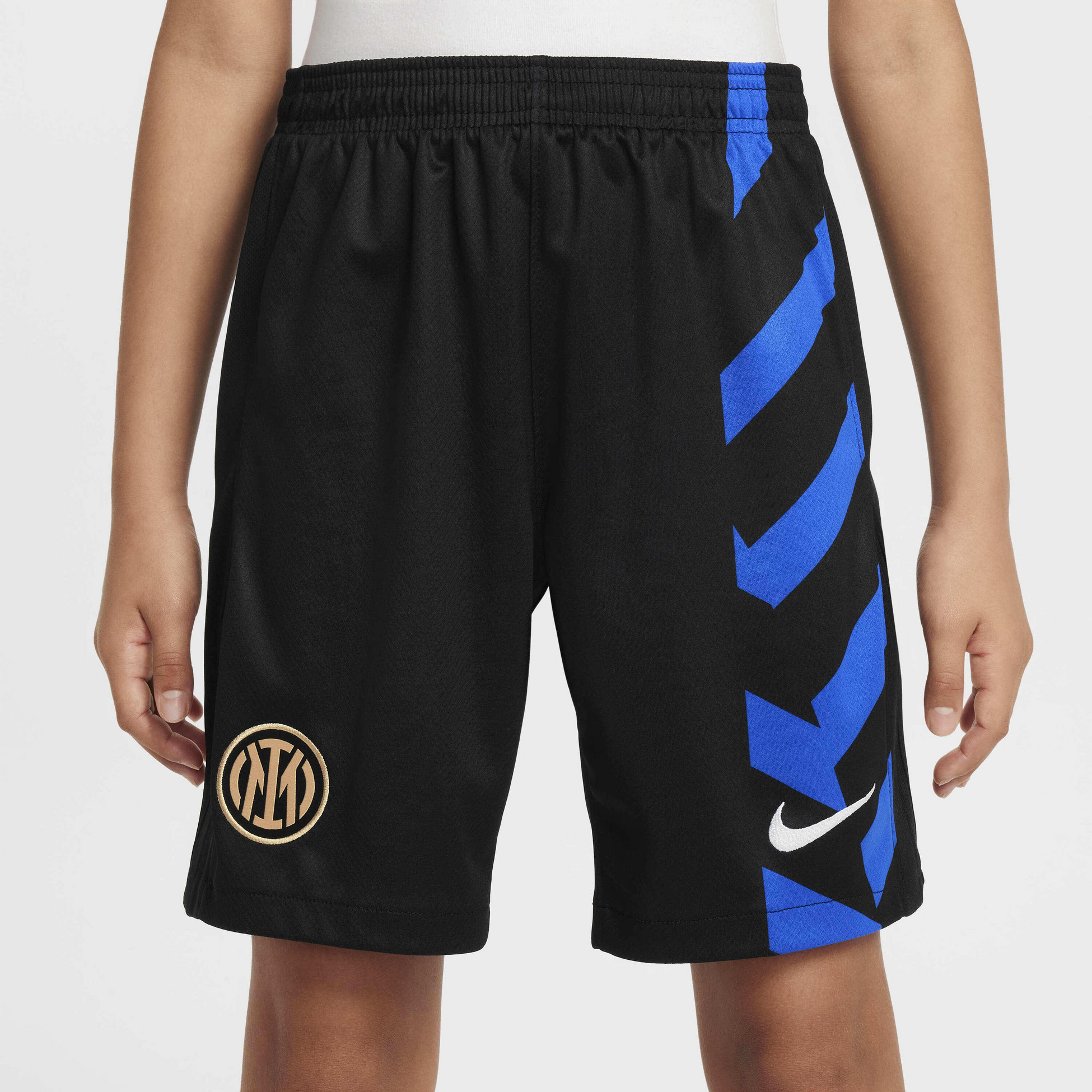 NIKE, Older Kids' Dri-fit Football Replica Shorts Inter Milan 2024/25 Stadium Home