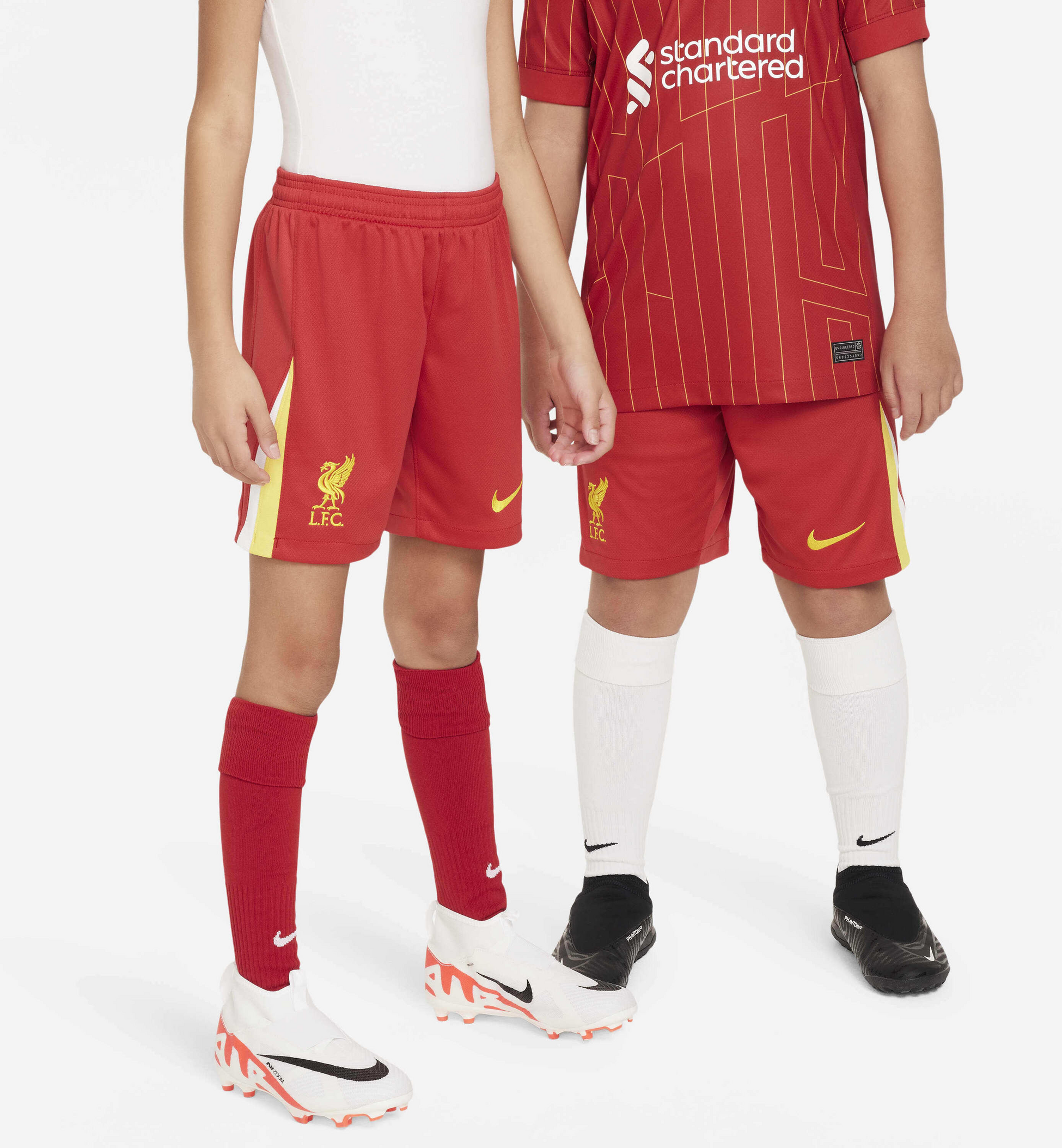 NIKE, Older Kids' Dri-fit Football Replica Shorts Liverpool F.c. 2024/25 Stadium Home