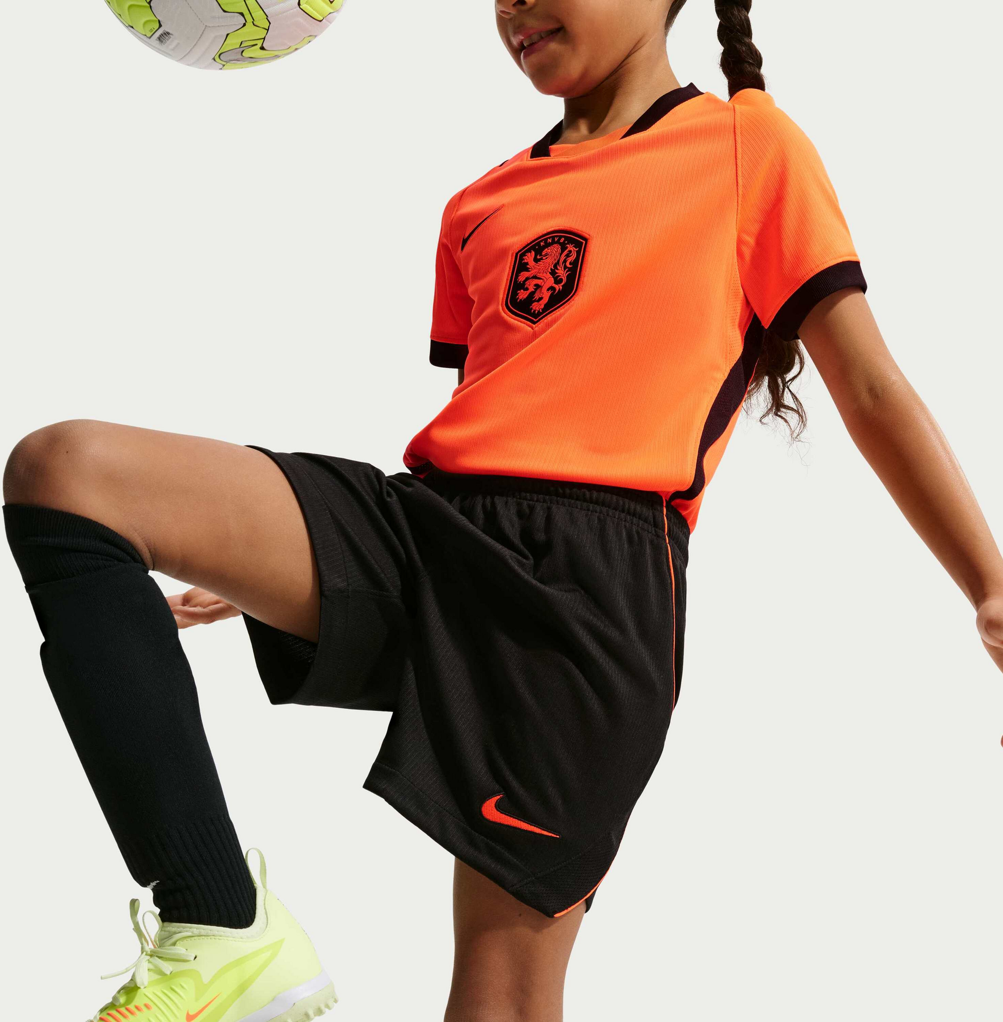 NIKE, Older Kids' Dri-fit Football Replica Shorts Netherlands 2026 Stadium Home