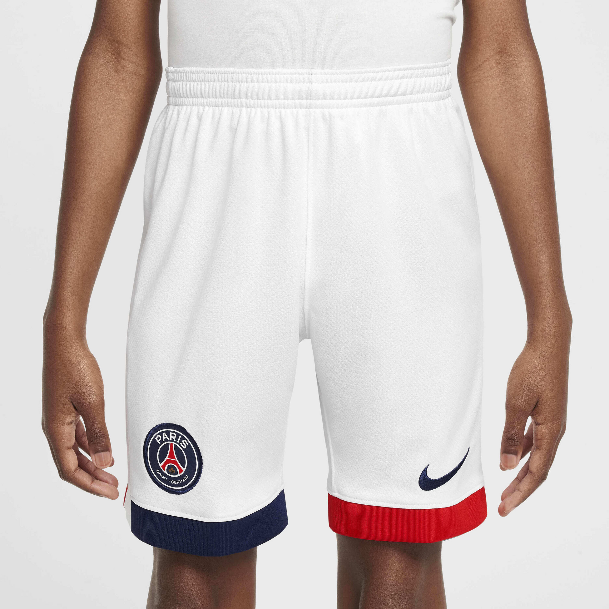 NIKE, Older Kids' Dri-fit Football Replica Shorts Paris Saint-germain 2024/25 Stadium Away