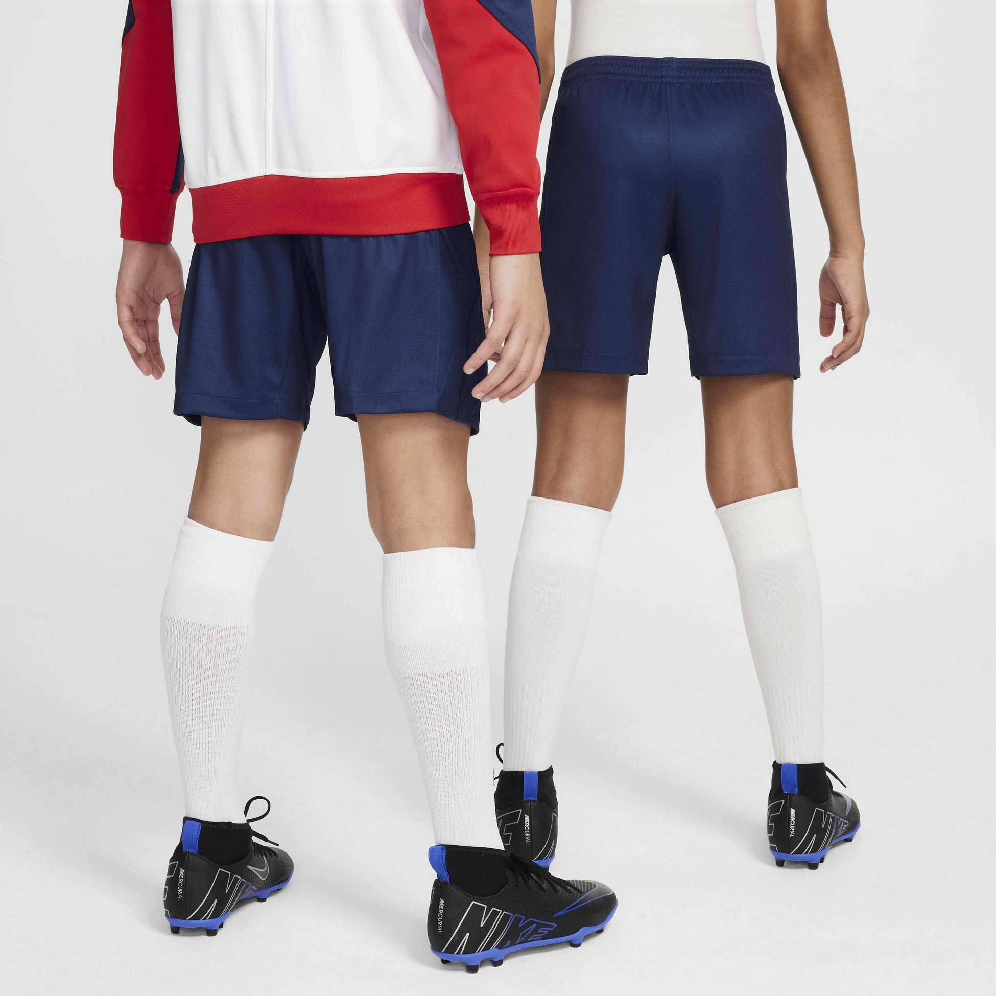 NIKE, Older Kids' Dri-fit Football Replica Shorts Paris Saint-germain 2024/25 Stadium Home