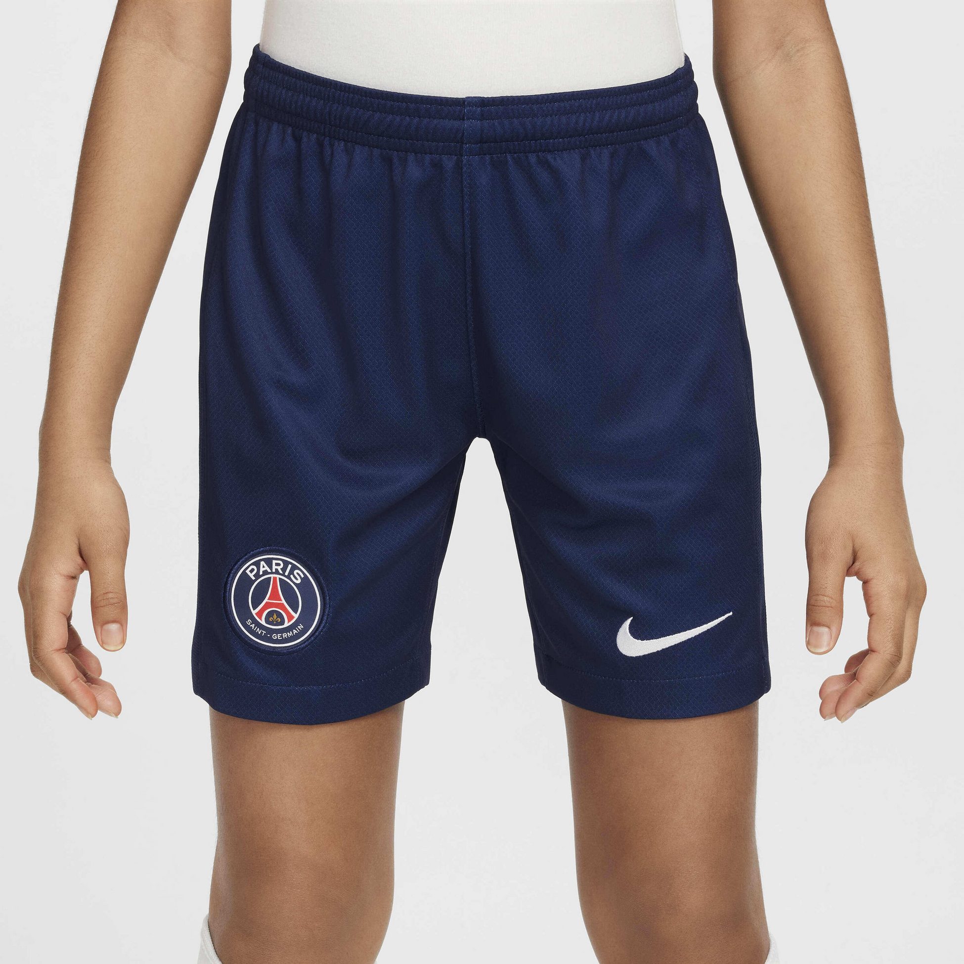 NIKE, Older Kids' Dri-fit Football Replica Shorts Paris Saint-germain 2024/25 Stadium Home