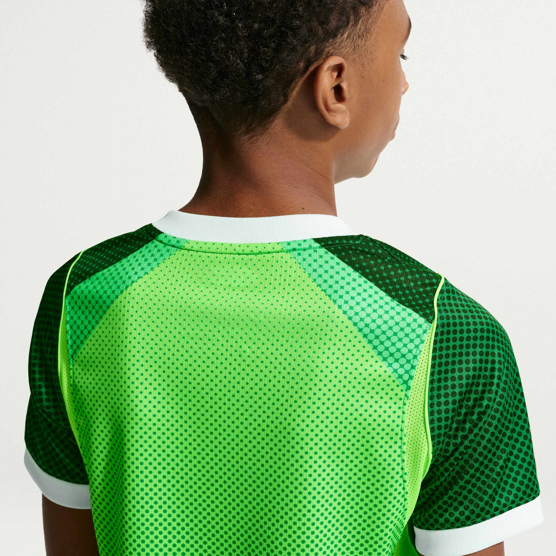 NIKE, Older Kids' Dri-fit Football Short-sleeve Shirt Nigeria 2026 Stadium Home