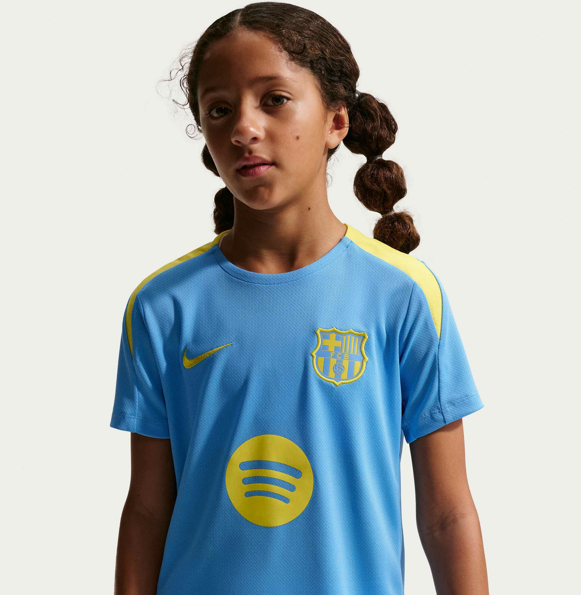 NIKE, Older Kids' Dri-fit Football Short-sleeve Top F.c. Barcelona Strike Fourth