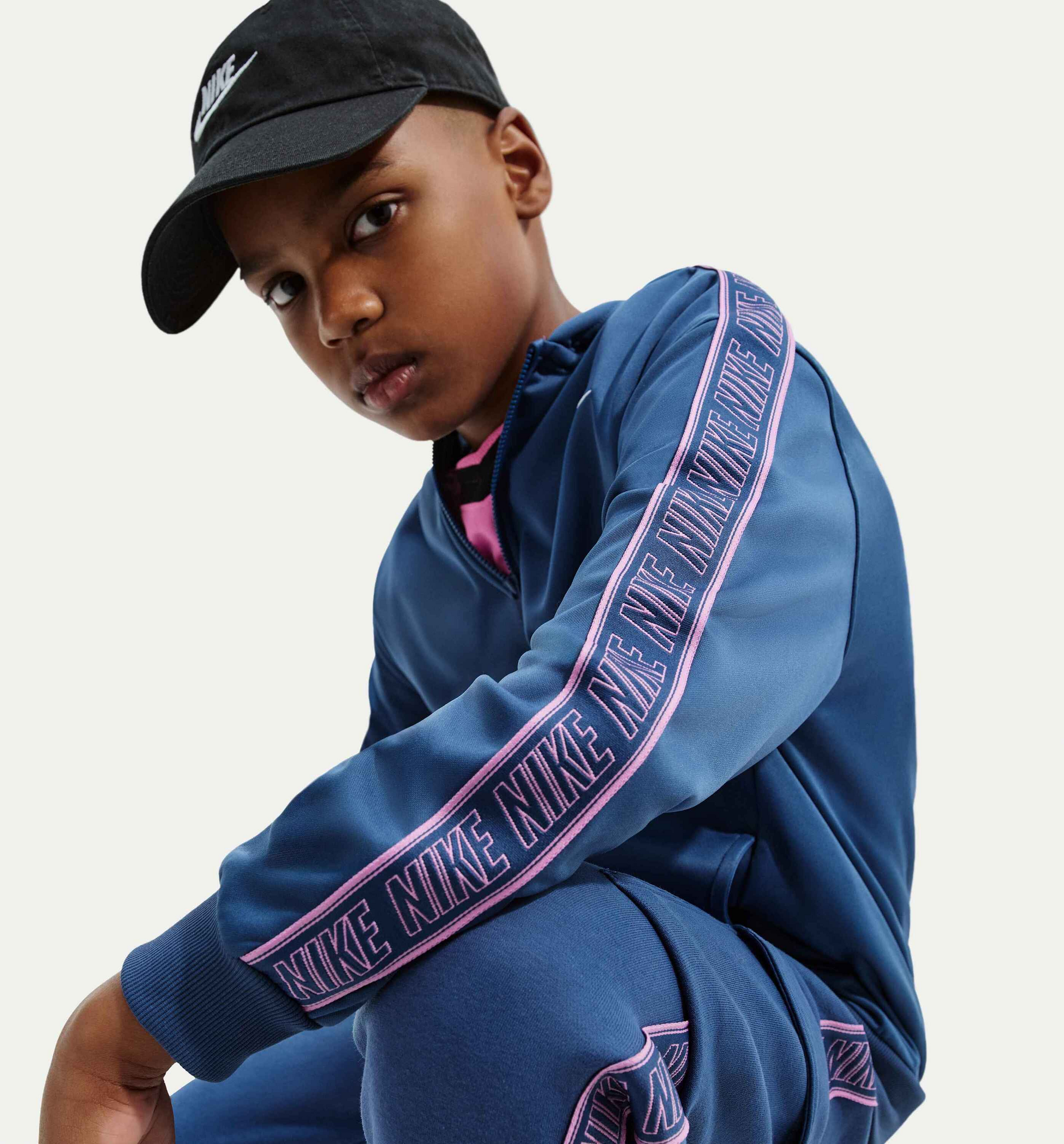 NIKE, Older Kids' Dri-fit Full-zip Hoodie Sportswear Club