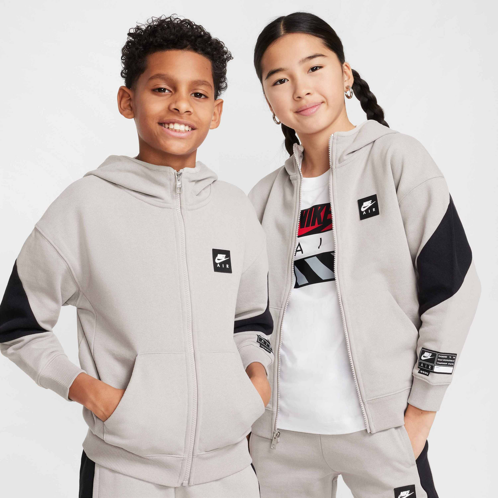 NIKE, Older Kids' Fleece Full-zip Hoodie Air