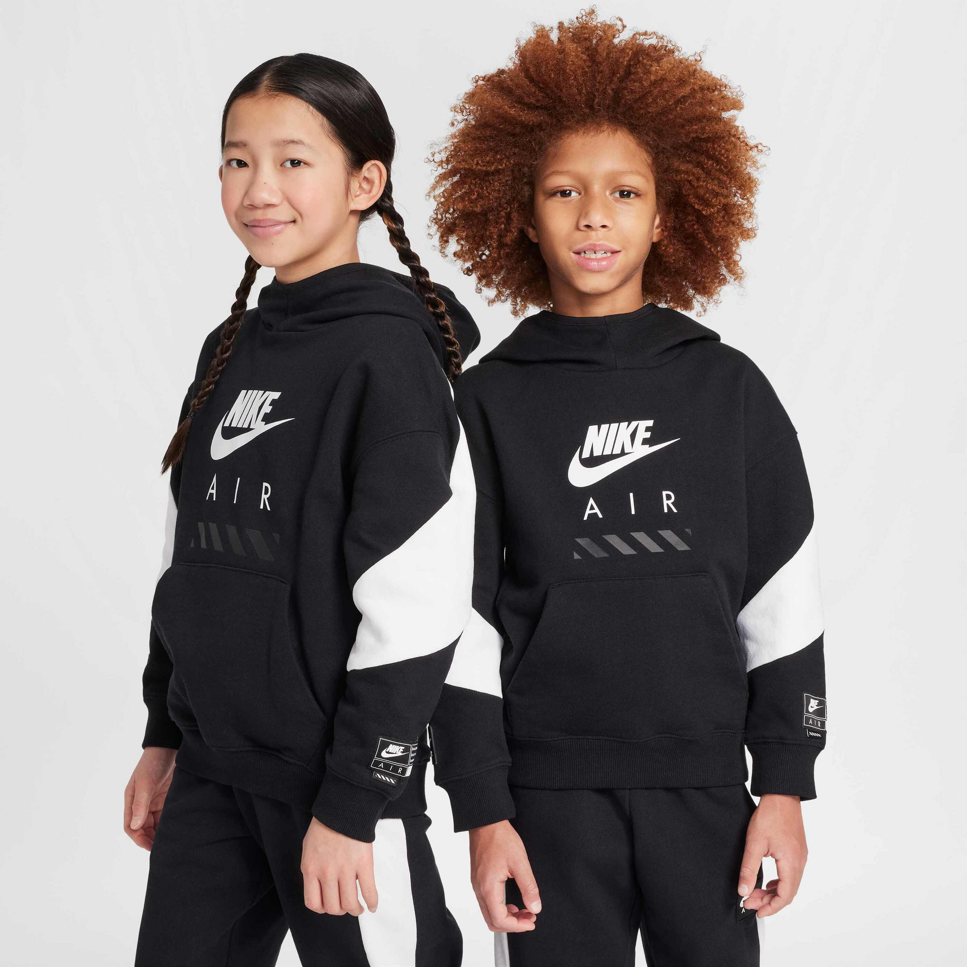 NIKE, Older Kids' Fleece Pullover Hoodie Air