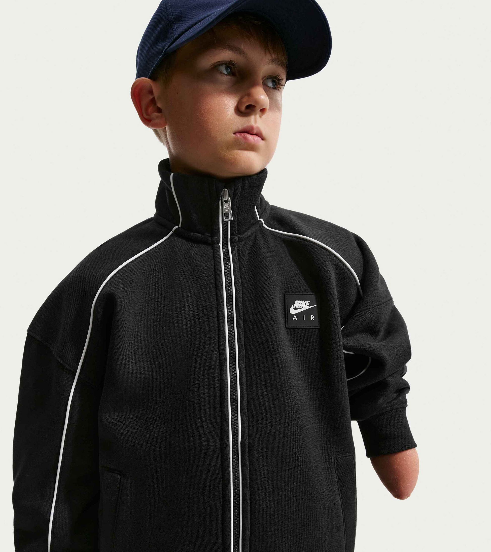 NIKE, Older Kids' Fleece Tracksuit Jacket Air