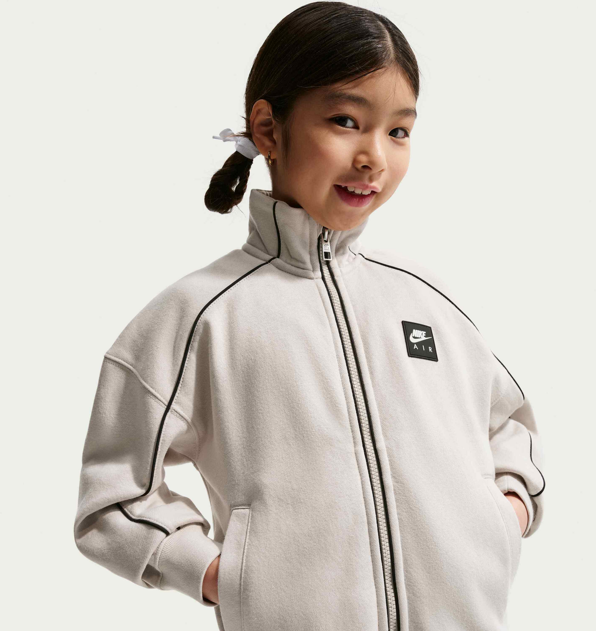 NIKE, Older Kids' Fleece Tracksuit Jacket Air