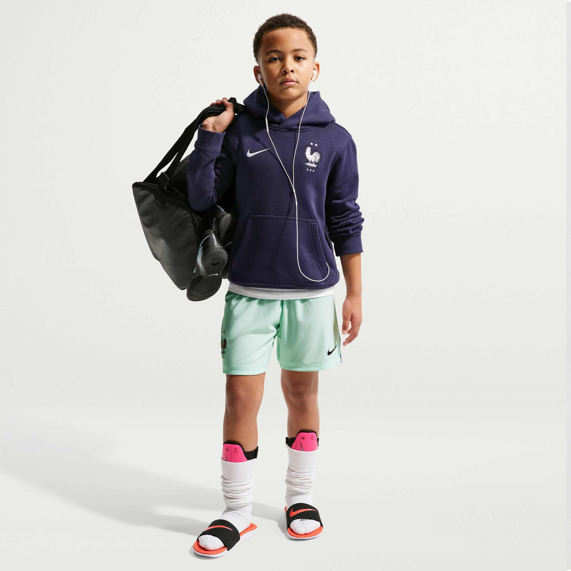 NIKE, Older Kids' Football Dri-fit Replica Shorts Fff 2026 Stadium Away