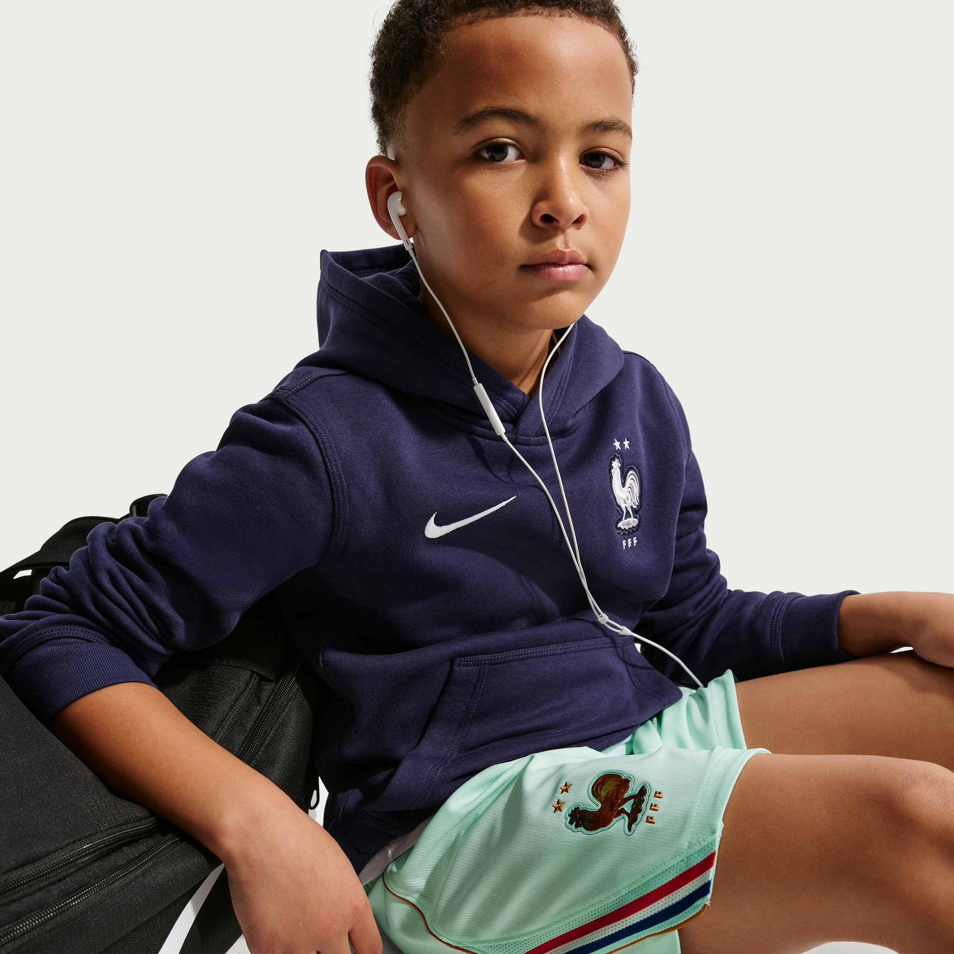 NIKE, Older Kids' Football Dri-fit Replica Shorts Fff 2026 Stadium Away