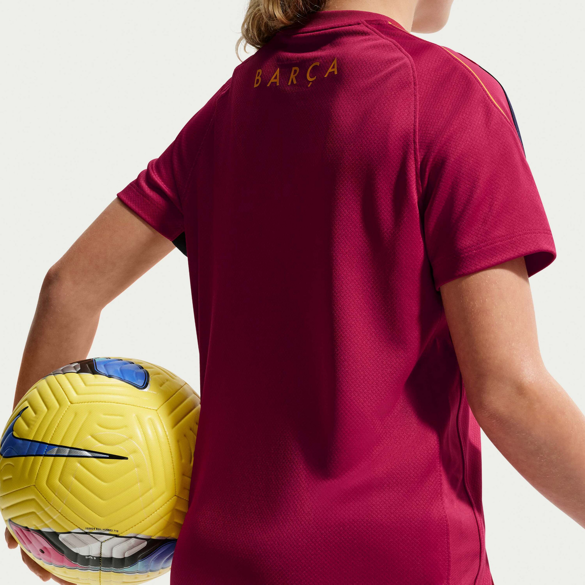 NIKE, Older Kids' Football Dri-fit Short-sleeve Top F.c. Barcelona Strike