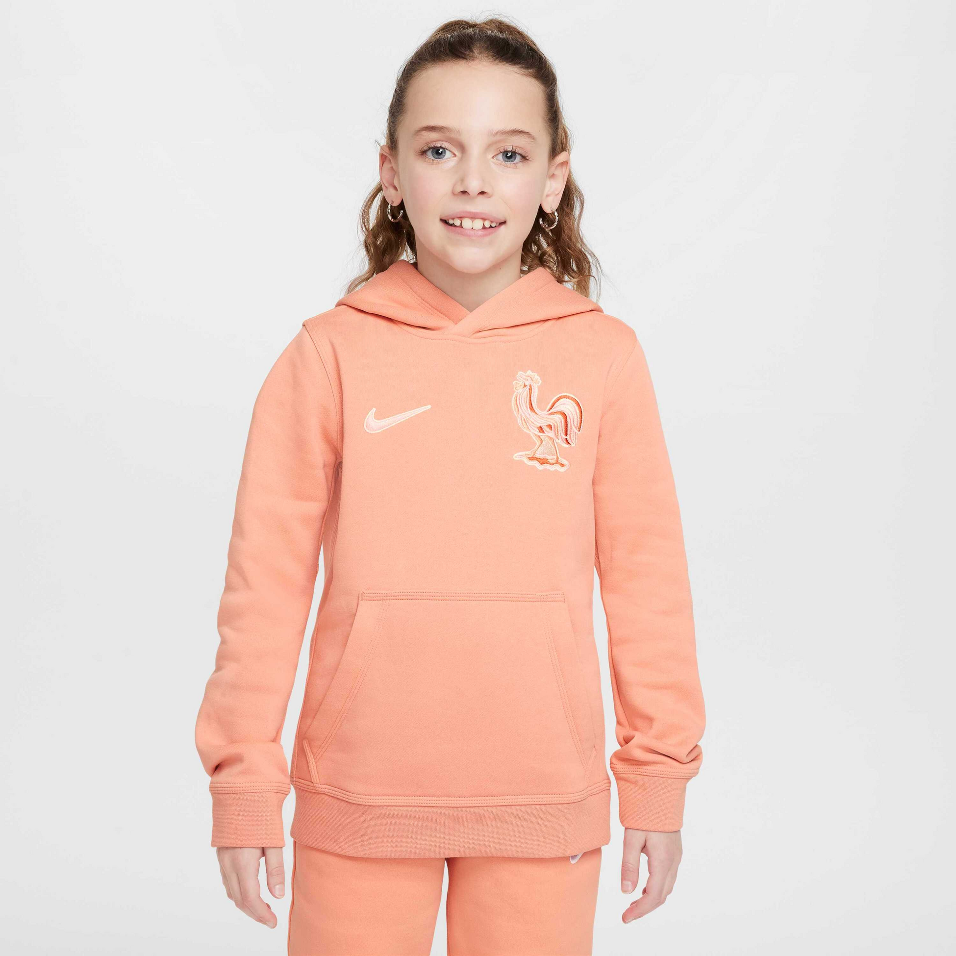 NIKE, Older Kids' Football Pullover Hoodie Fff Club